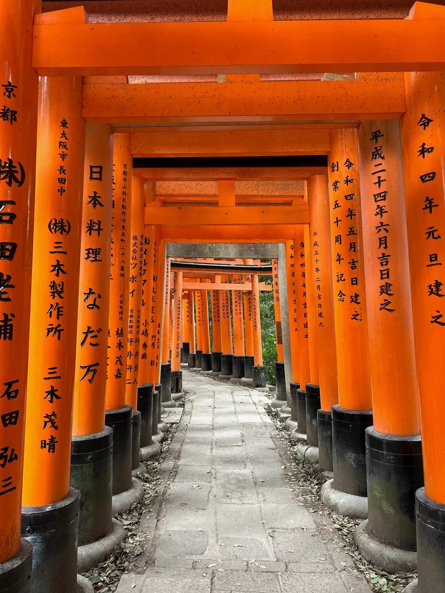 Torii gates at Fushimi Inari in Kyoto
