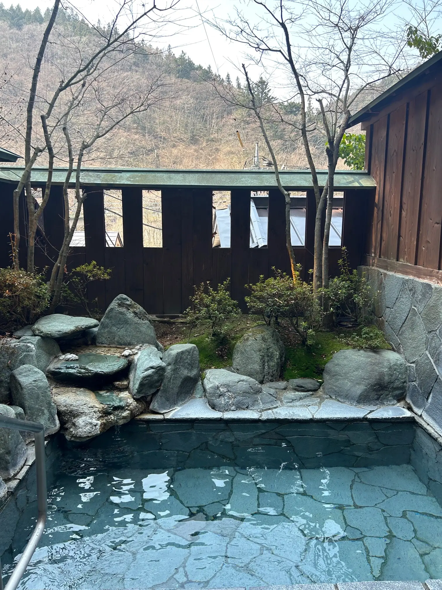Private onsen at Kashiwaya Ryokan