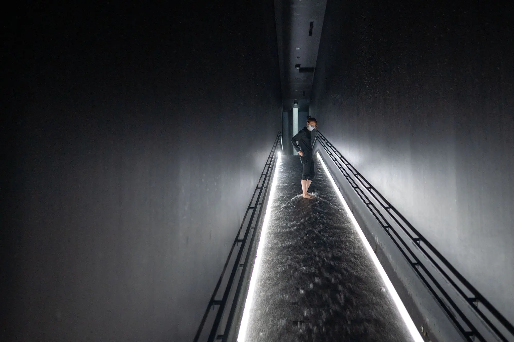One of the water exhibits at teamLab Planets in Tokyo