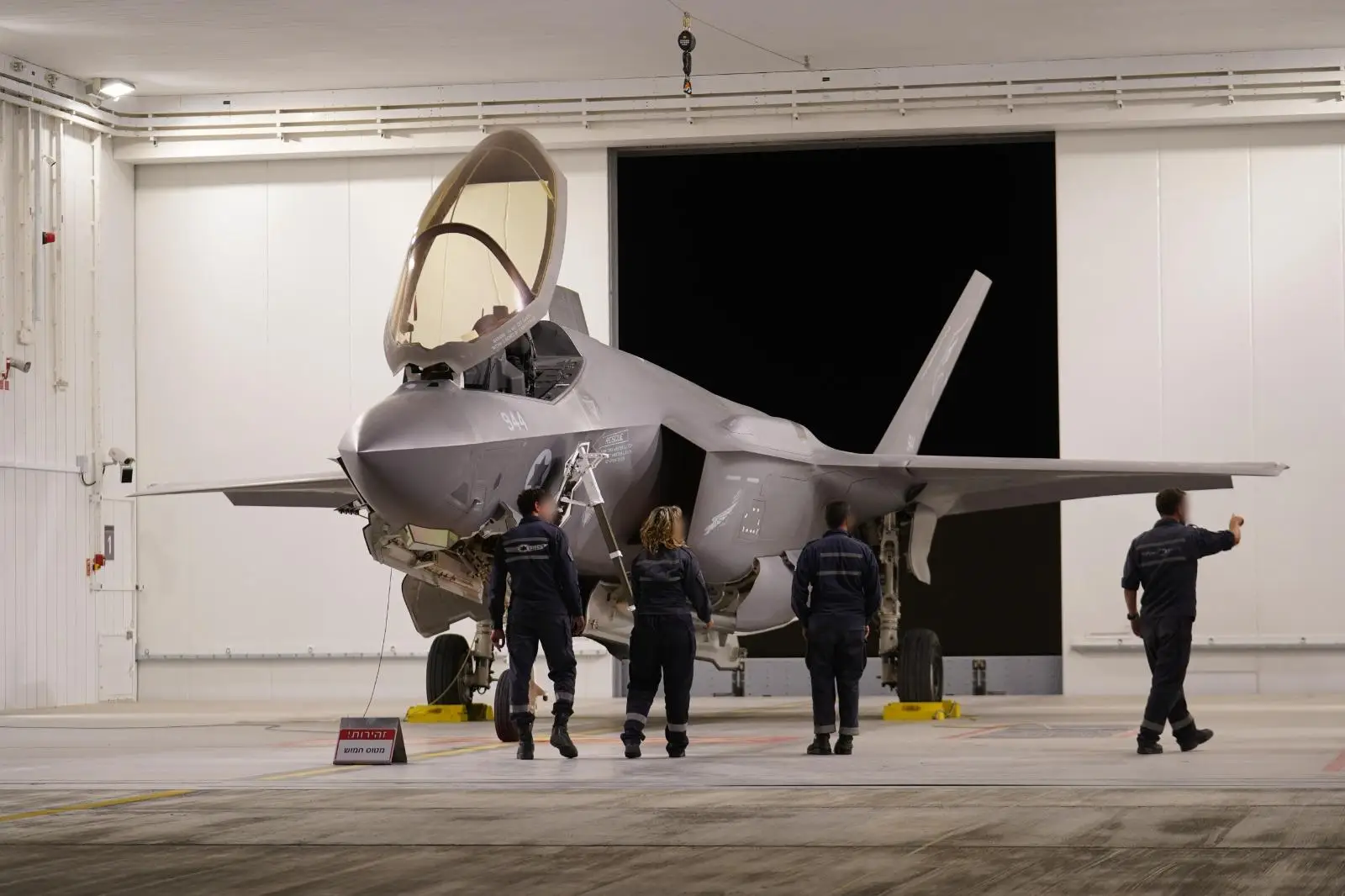 An F-35I Israeli fighter jet used in strikes against Iran.