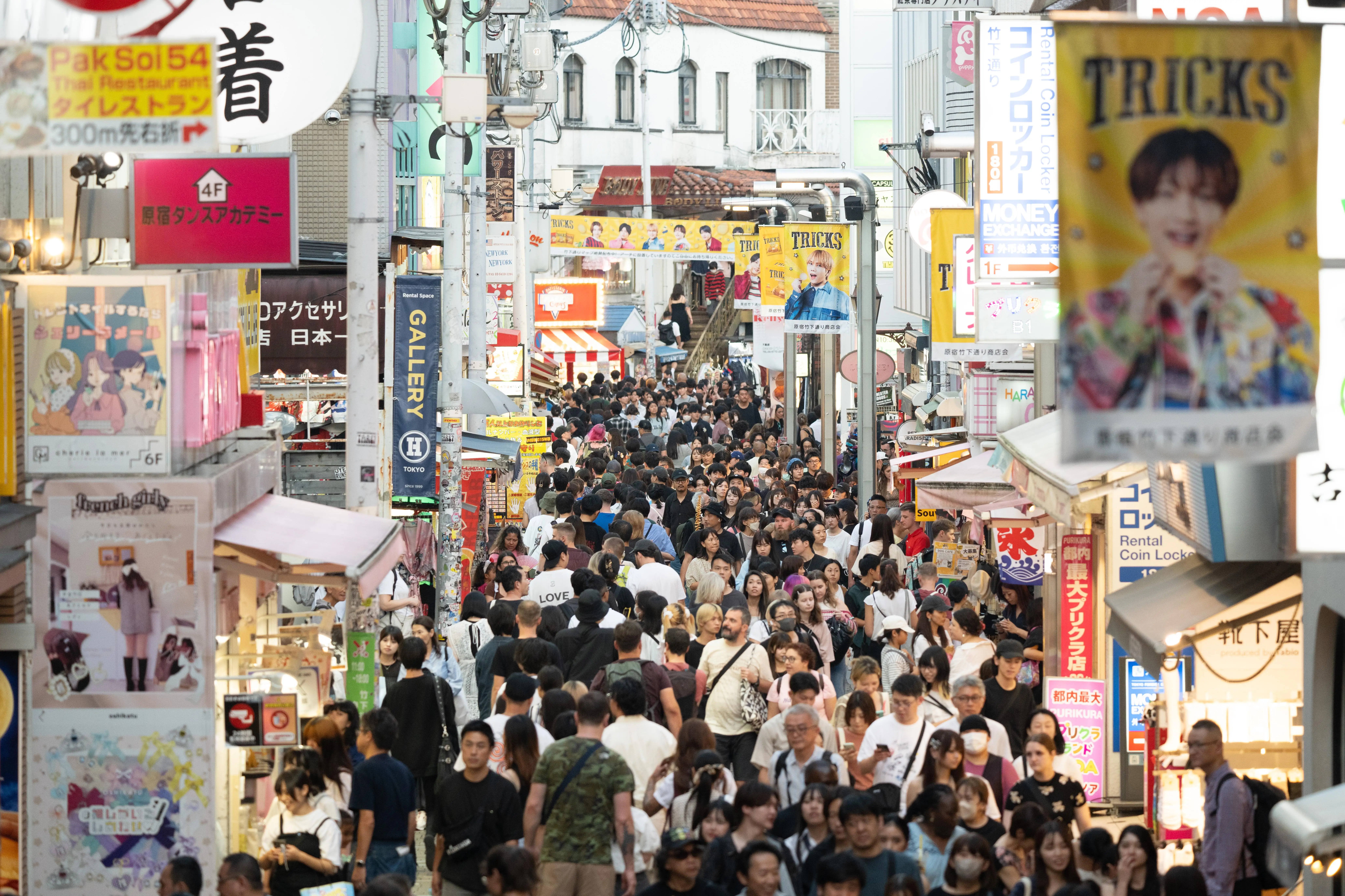 Takeshita Street in Tokyo's Harajuku neighborhood.