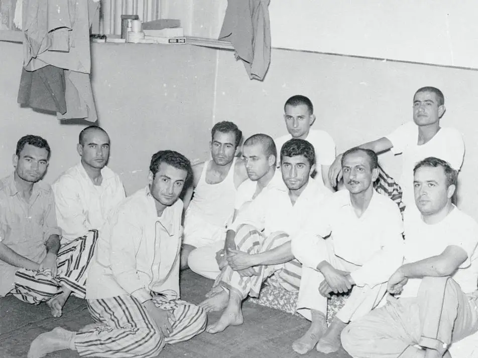 Iranian prisoners in 1954.