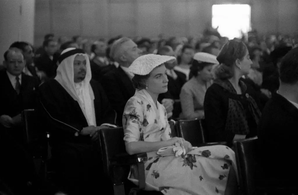 A lecture at the University of Tehran in 1957.