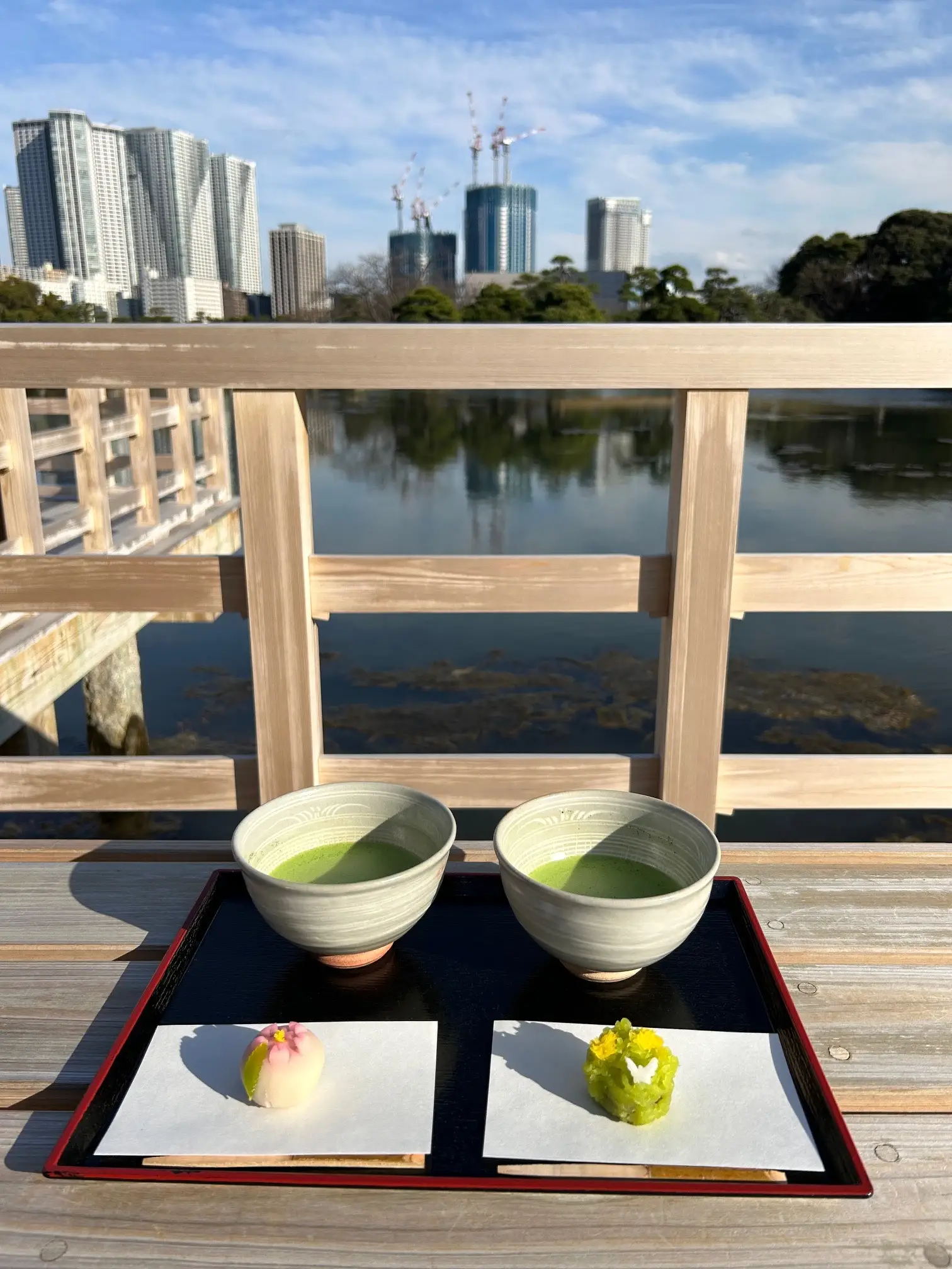 Teahouse at Hama-rikyū Gardens