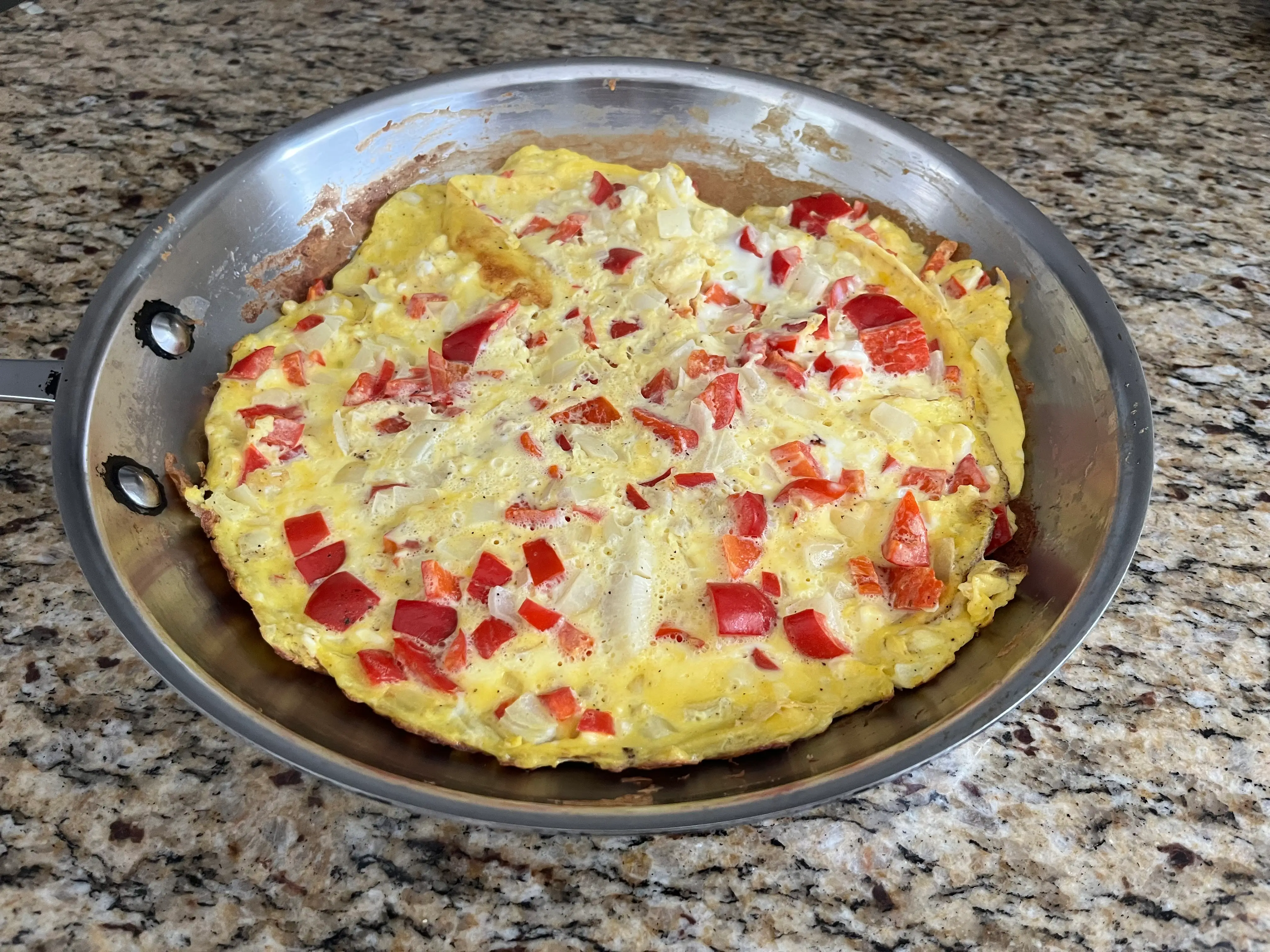 eggs from meal prep test in pan