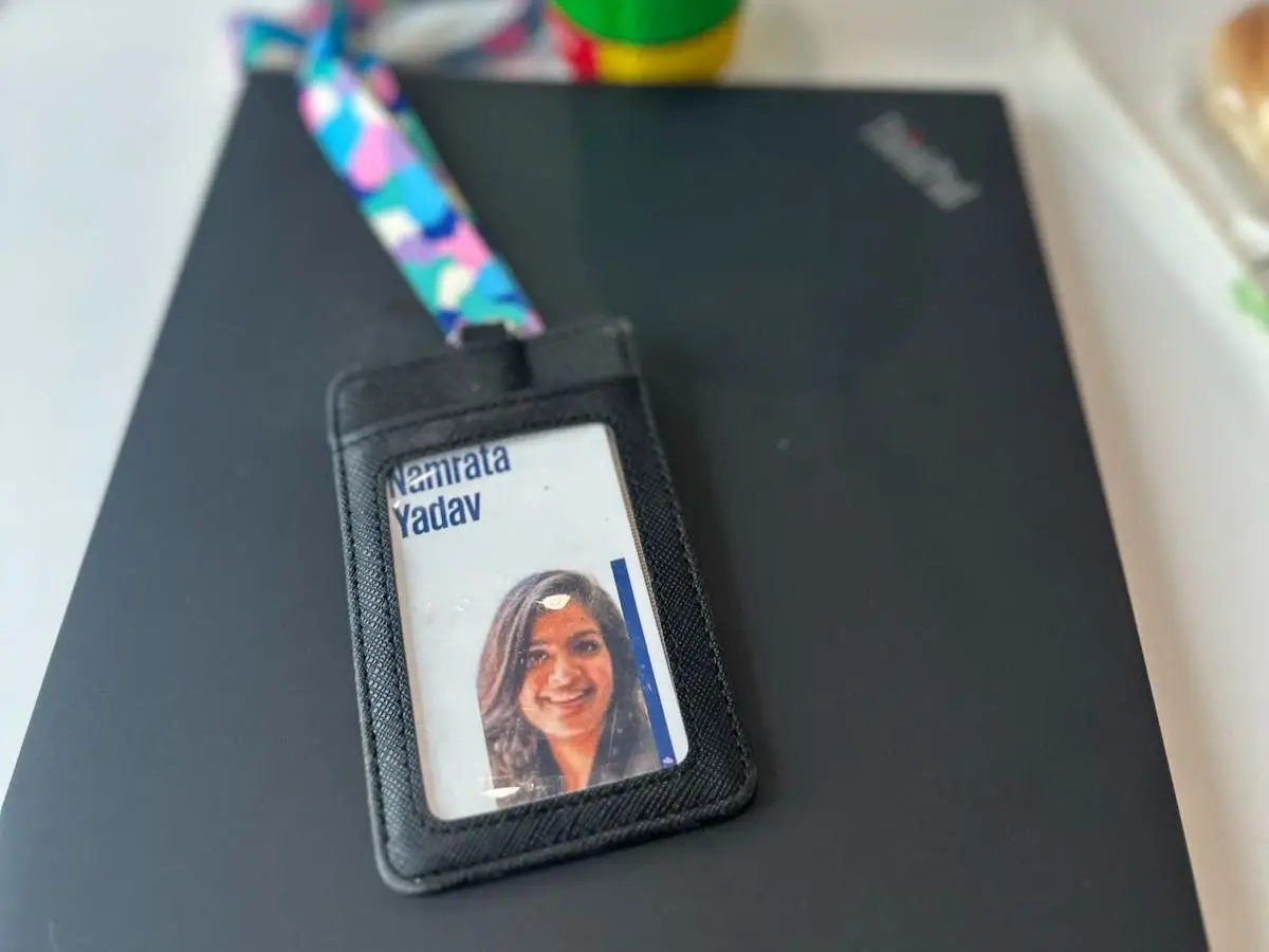 Namrata Yadav's corporate card at KPMG.
