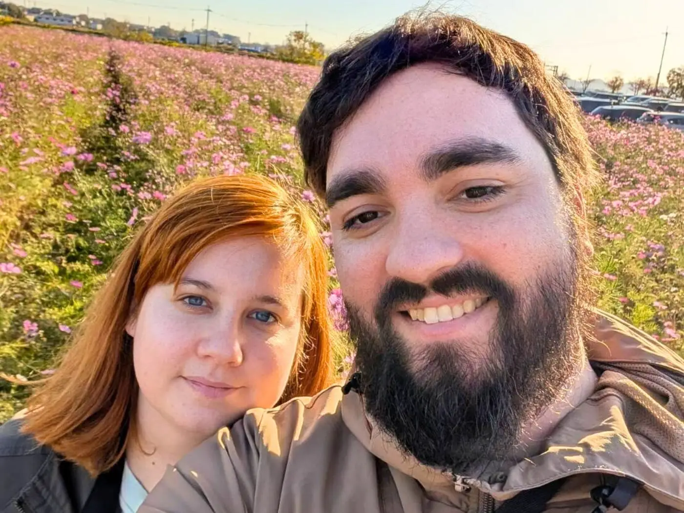 Man and woman at Ono Park