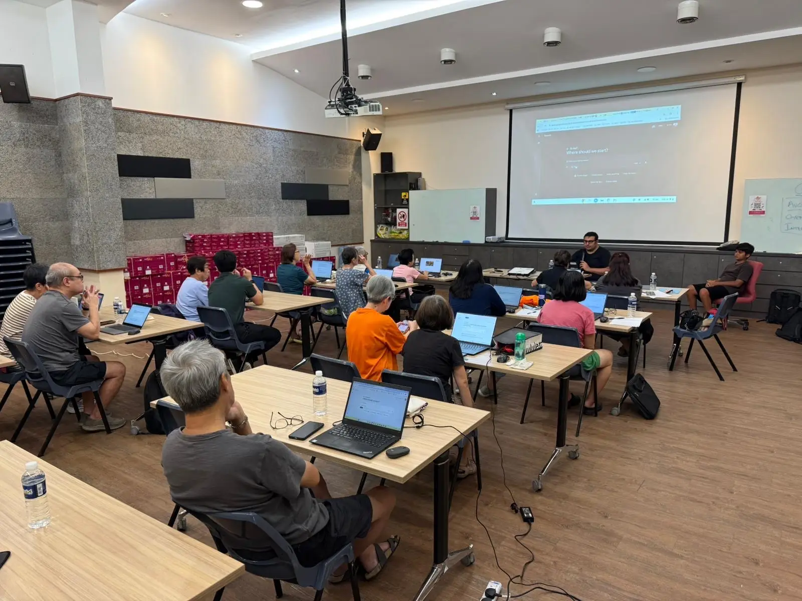 AI class for seniors in Singapore