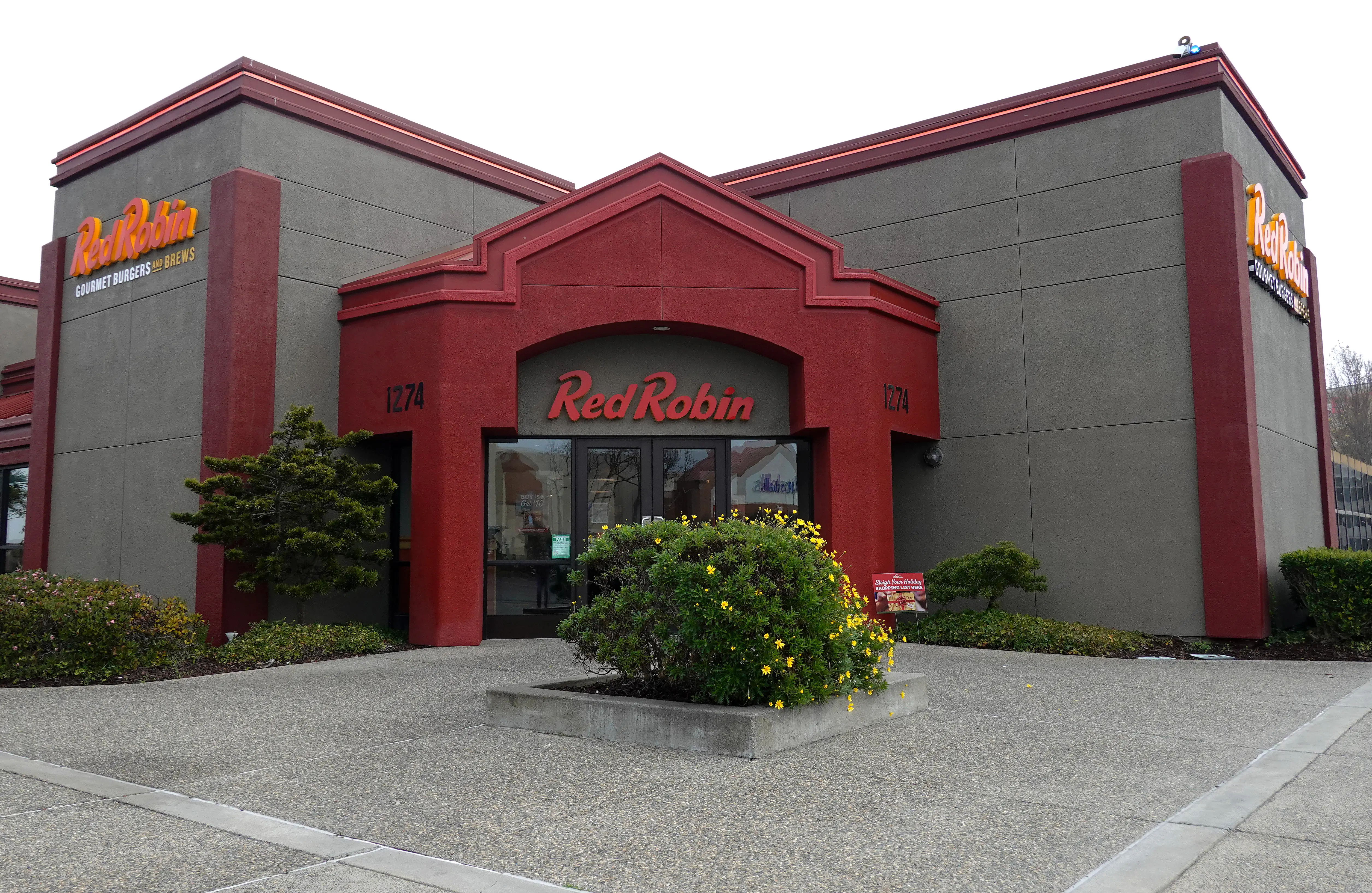 Here's a Red Robin restaurant in San Bruno, California.
