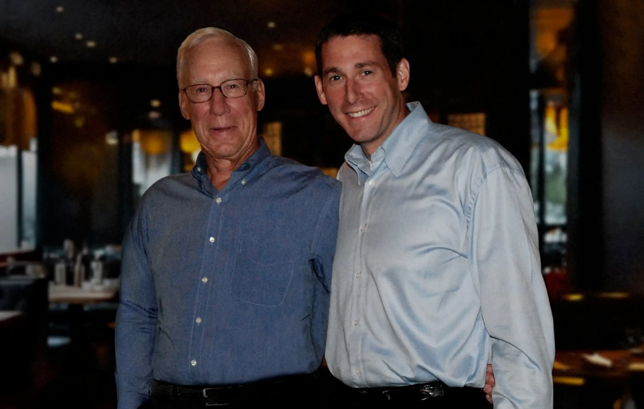 Robert Pasin with dad