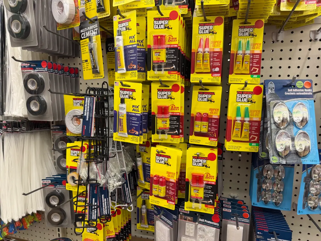 Super glue display