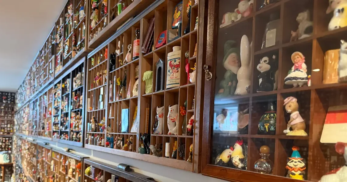 My mom has been collecting miniatures for 50 years. They have taken over our 1000-square-foot basement.