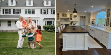 A family ditched their dining room and added a primary suite above the garage in a $1 million renovation of their home