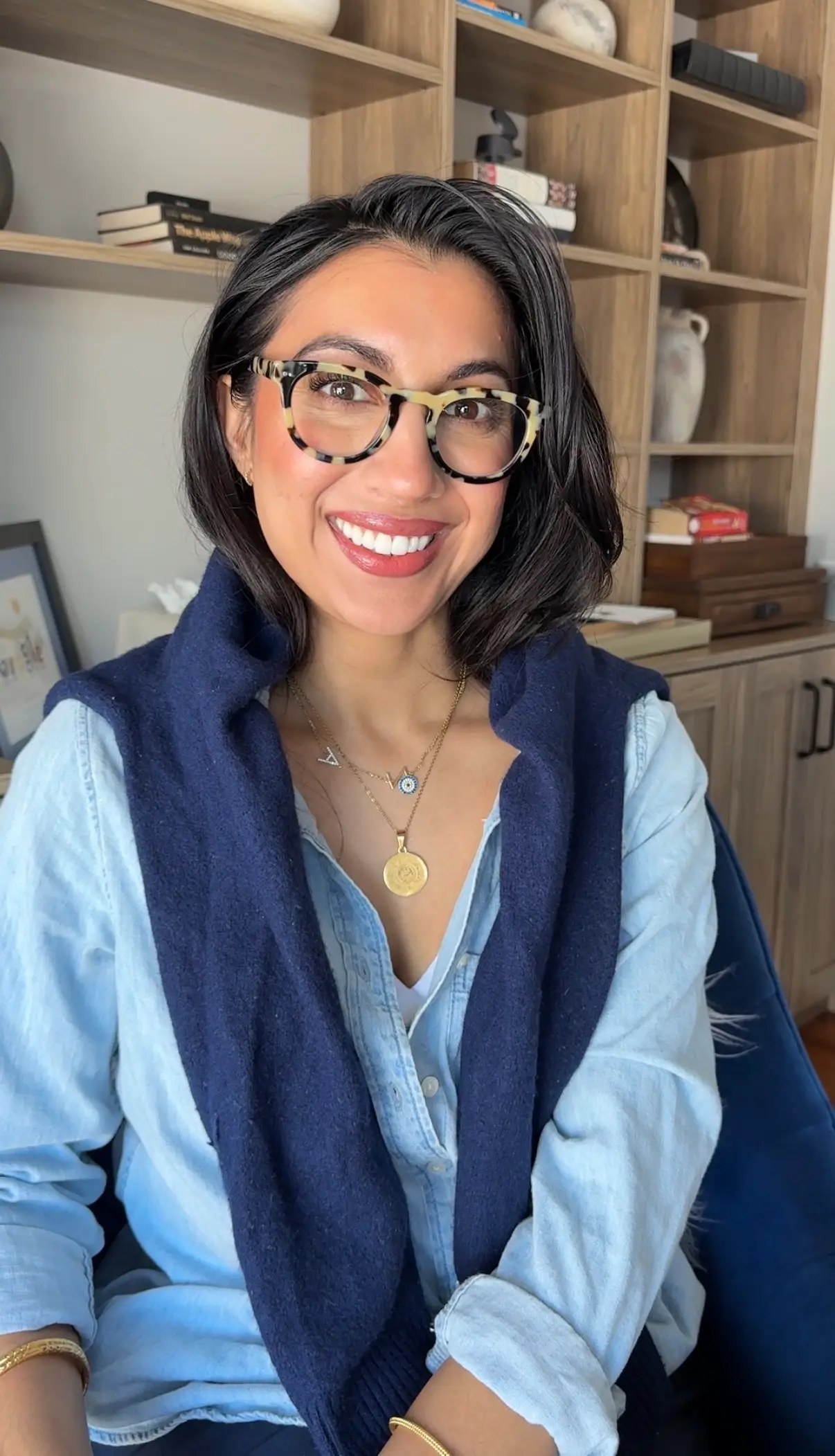 Anchal Mirza while working from home.