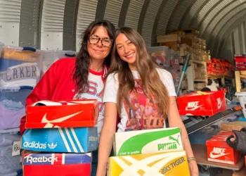 I inherited a storage unit from a family friend. It was full of vintage clothes, which I now sell online.