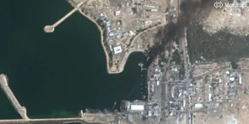 Satellite images show the aftermath of airstrikes at Iran’s drone bases, naval facilities, and radar systems