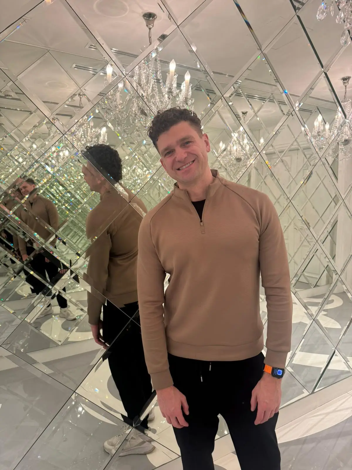 Peter Wozny in the Mondrian Doha Hotel on March 2