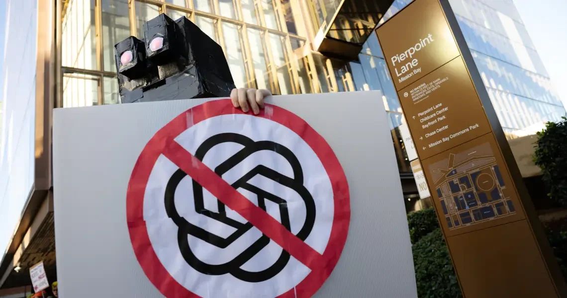 I was at a QuitGPT protest. The discontent extends far beyond OpenAI’s Pentagon deal.