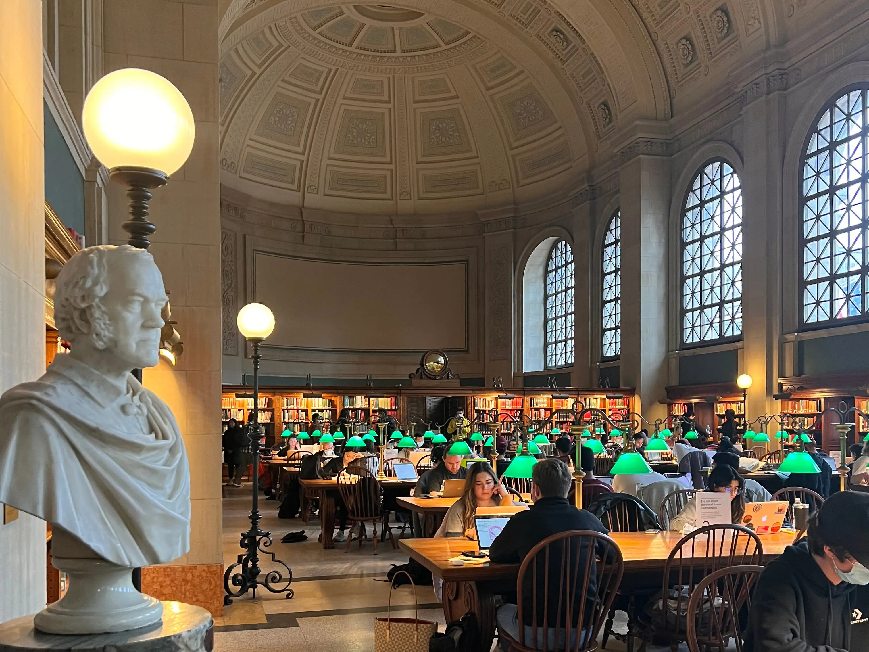 Boston Public Library Reading Room