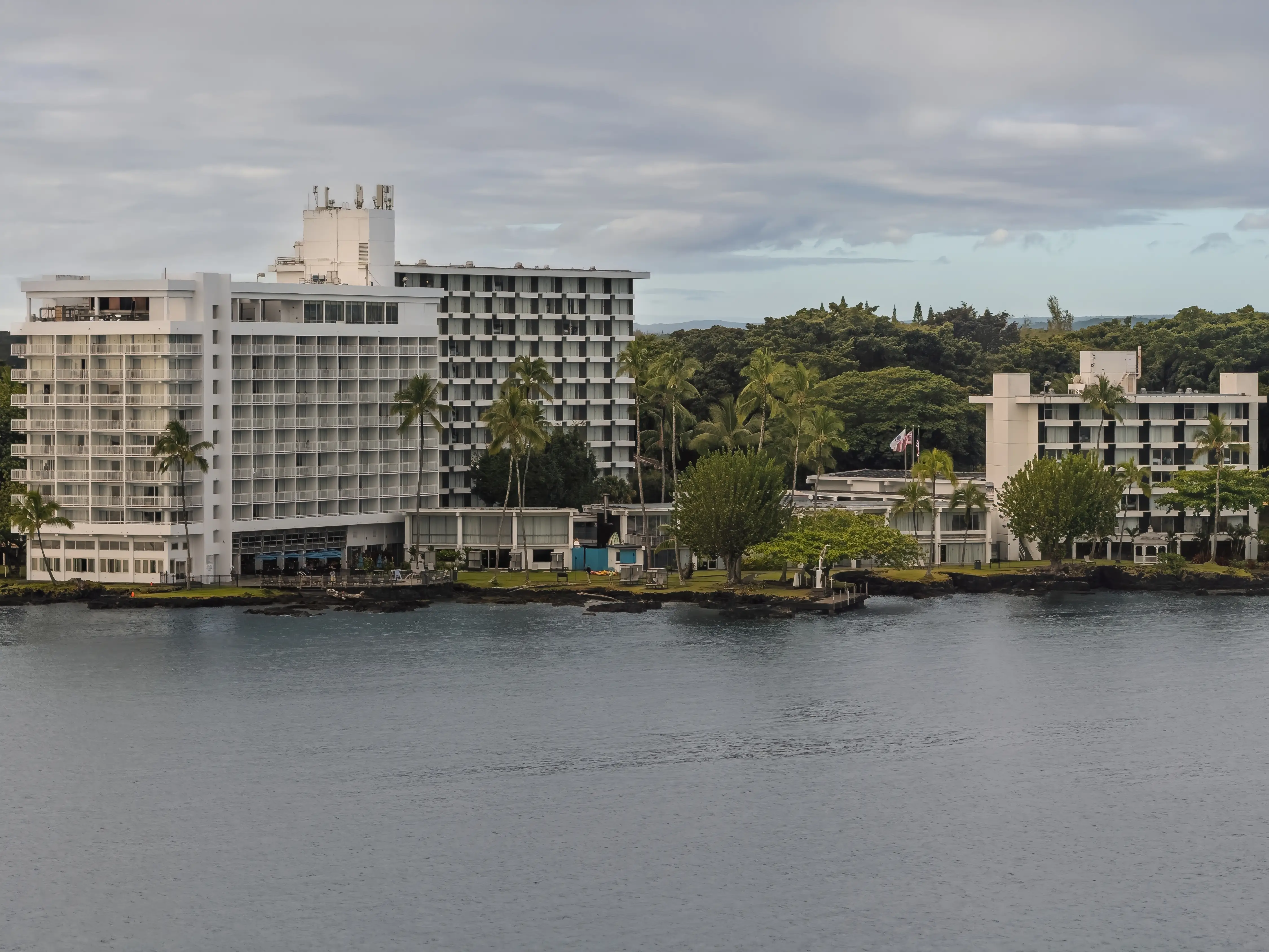 Buildings in Hilo, Hawaii.