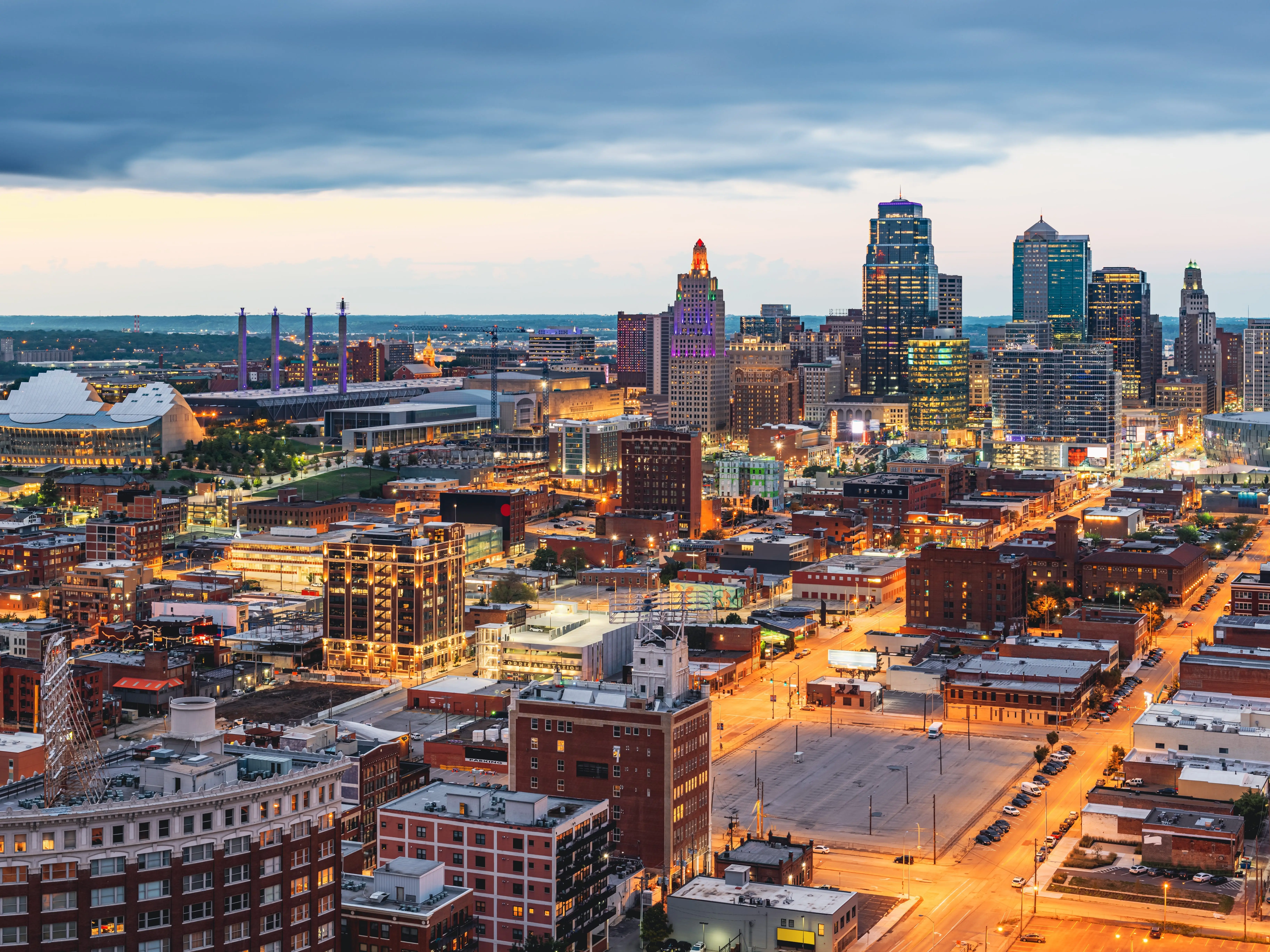 Buildings in Kansas City, Missouri.