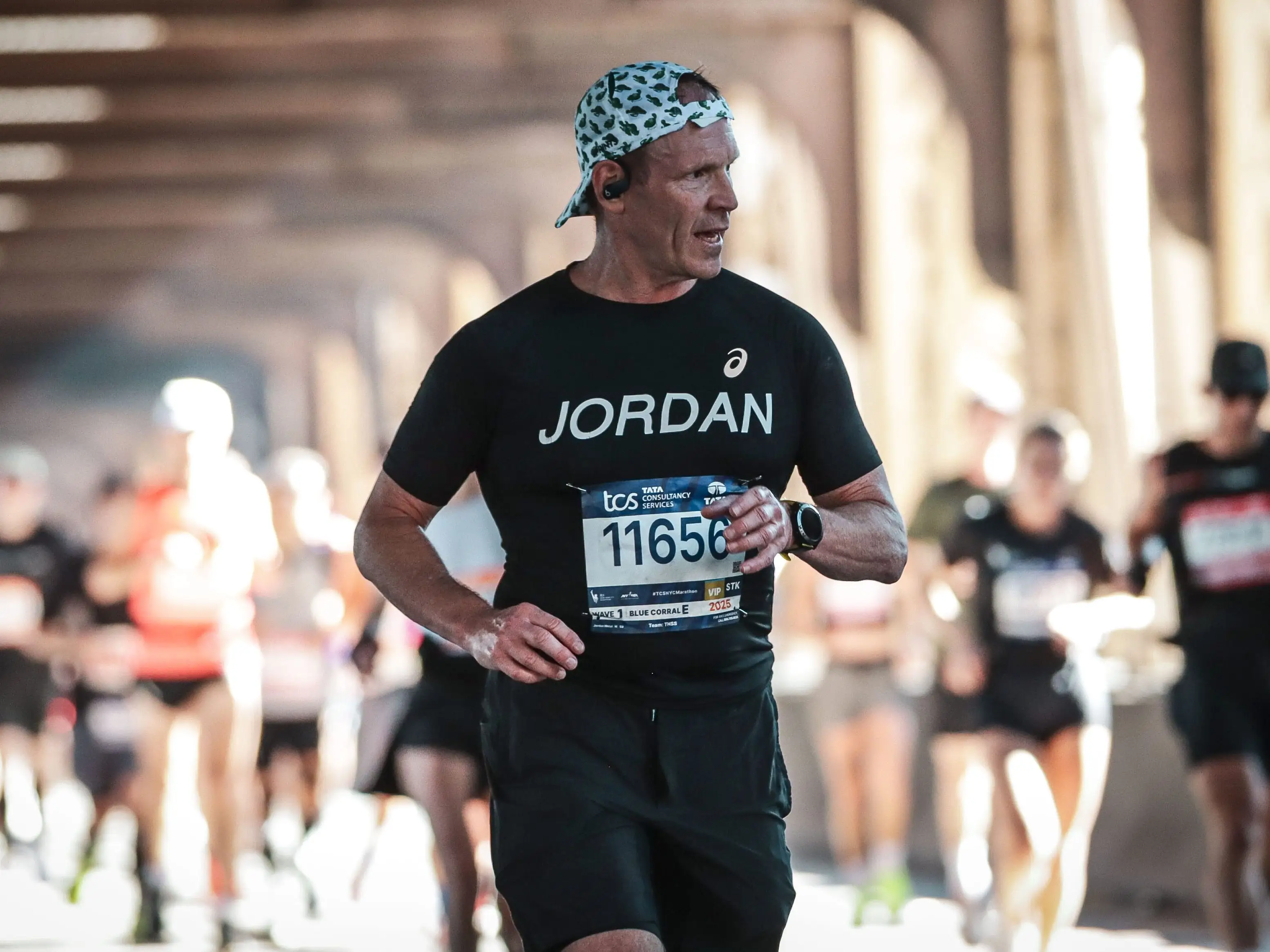 Jordan Metzl running marathon