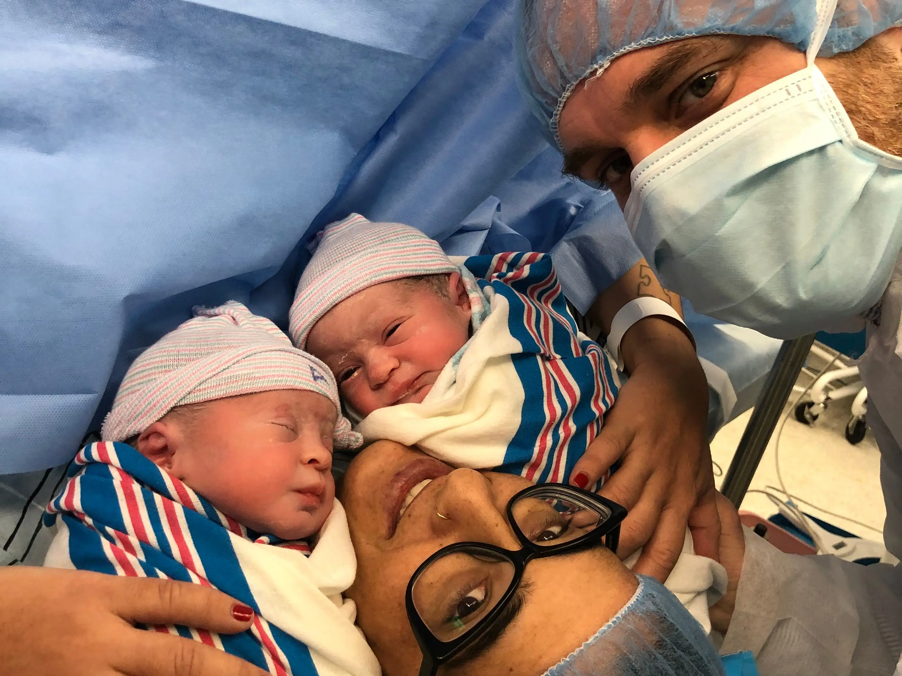 Twins just born