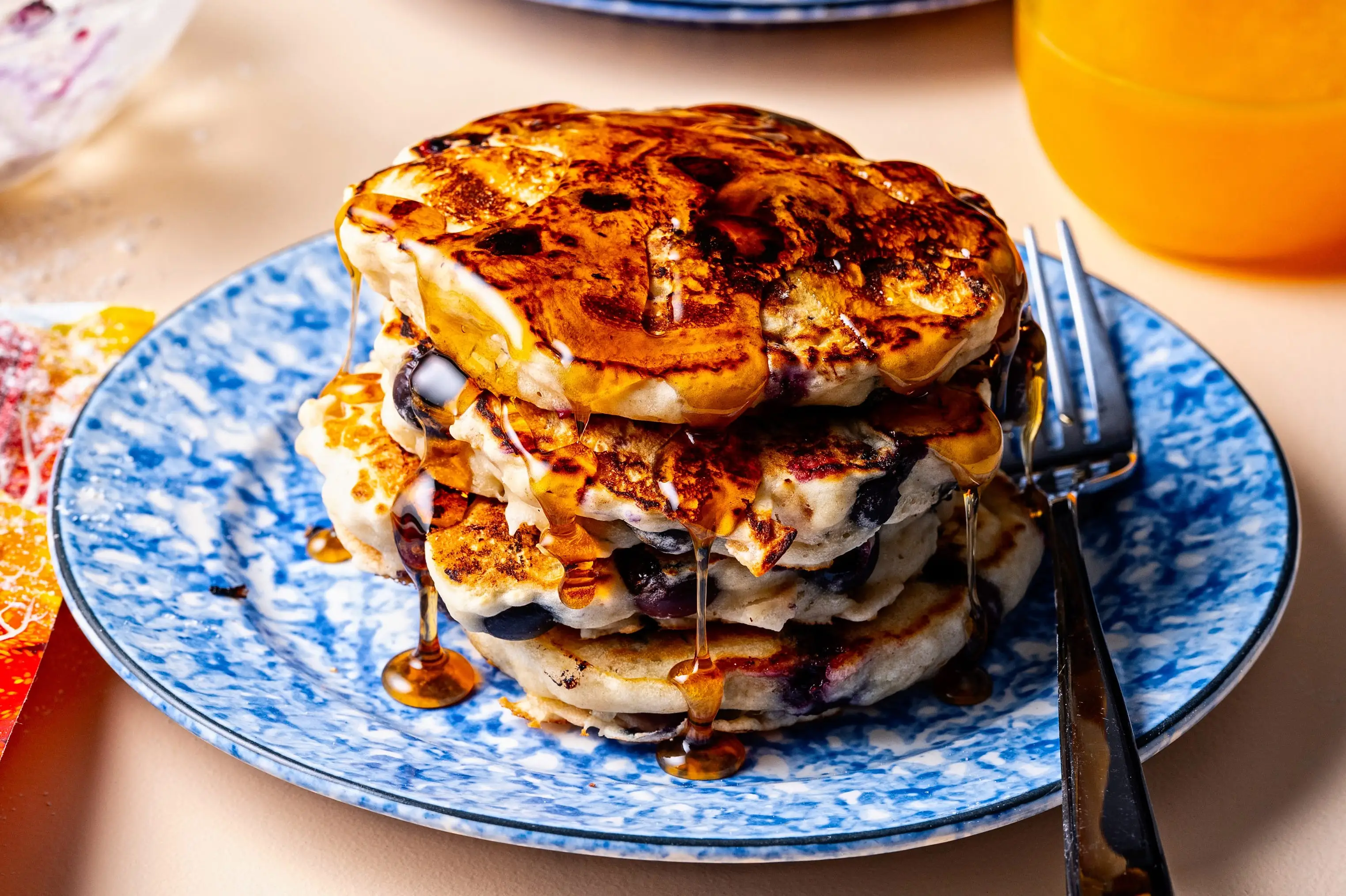 Blueberry pancakes