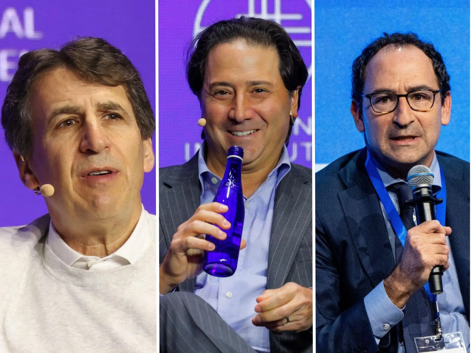 Apollo CEO Marc Rowan, Ares CEO Michael Arougheti, Blackstone President Jon Gray