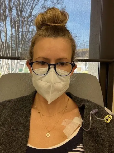 laura during treatment