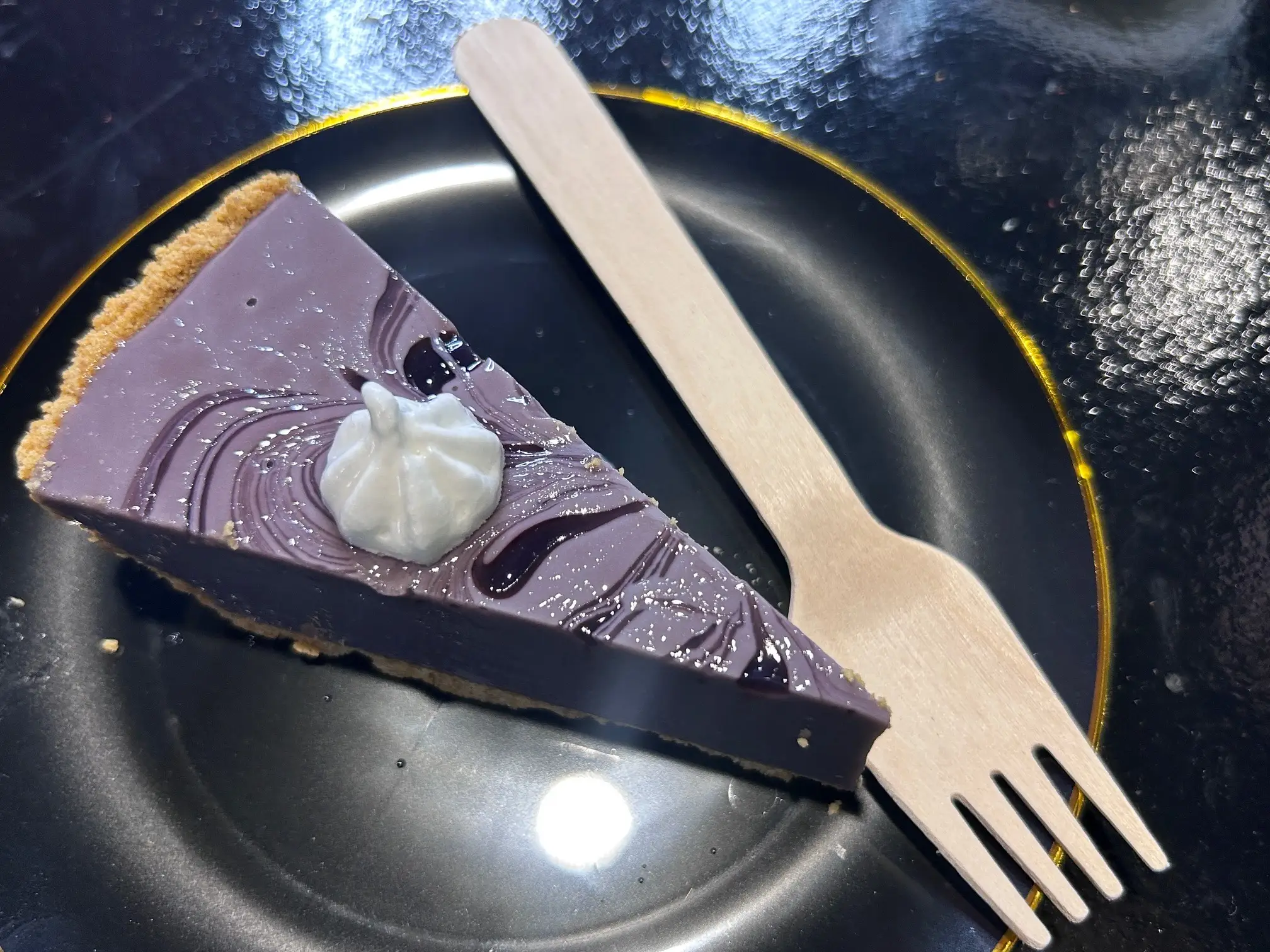 Taco Bell Midnight Baja Blast pie