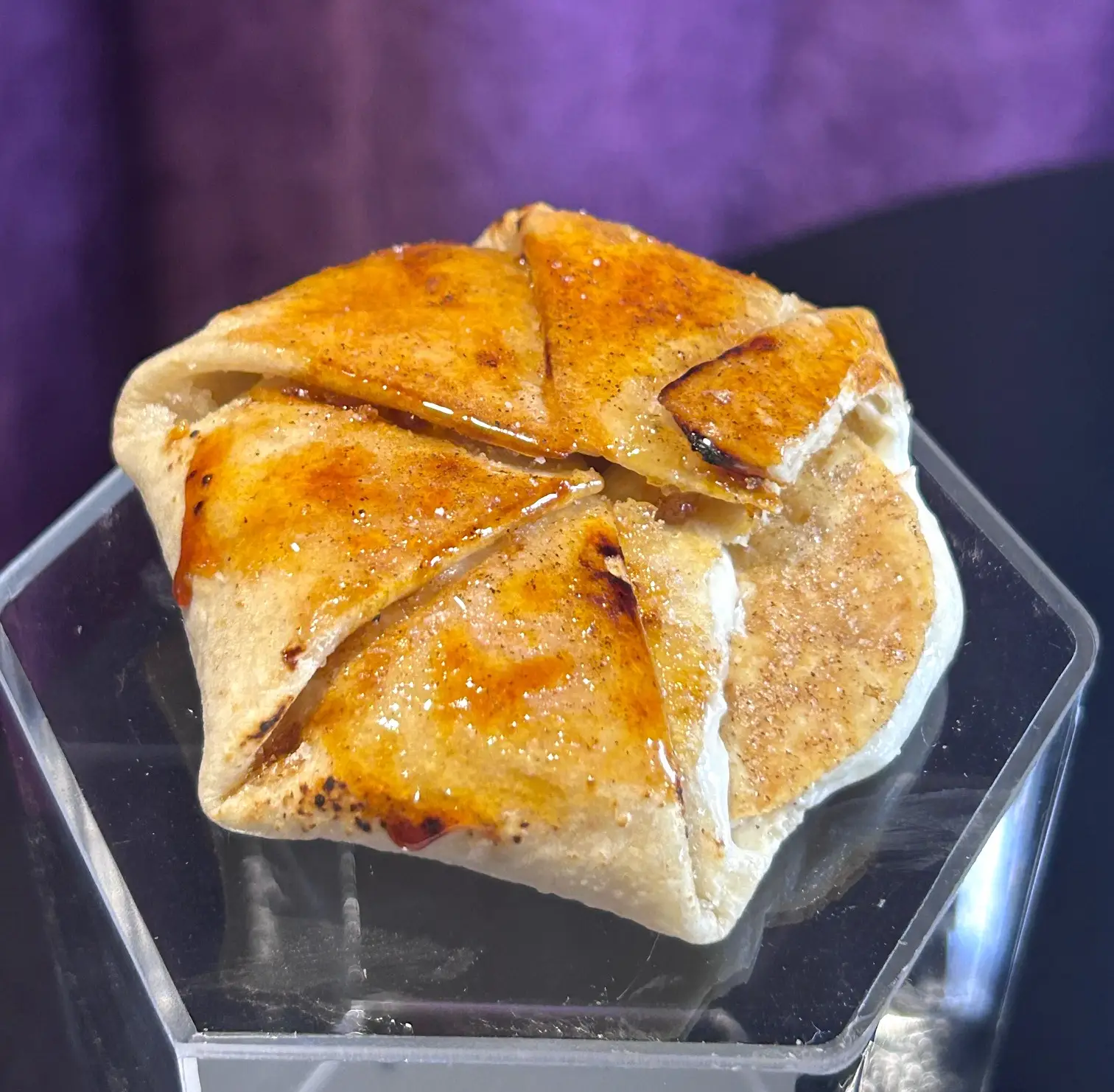 Taco Bell crunchwrap creme brulee