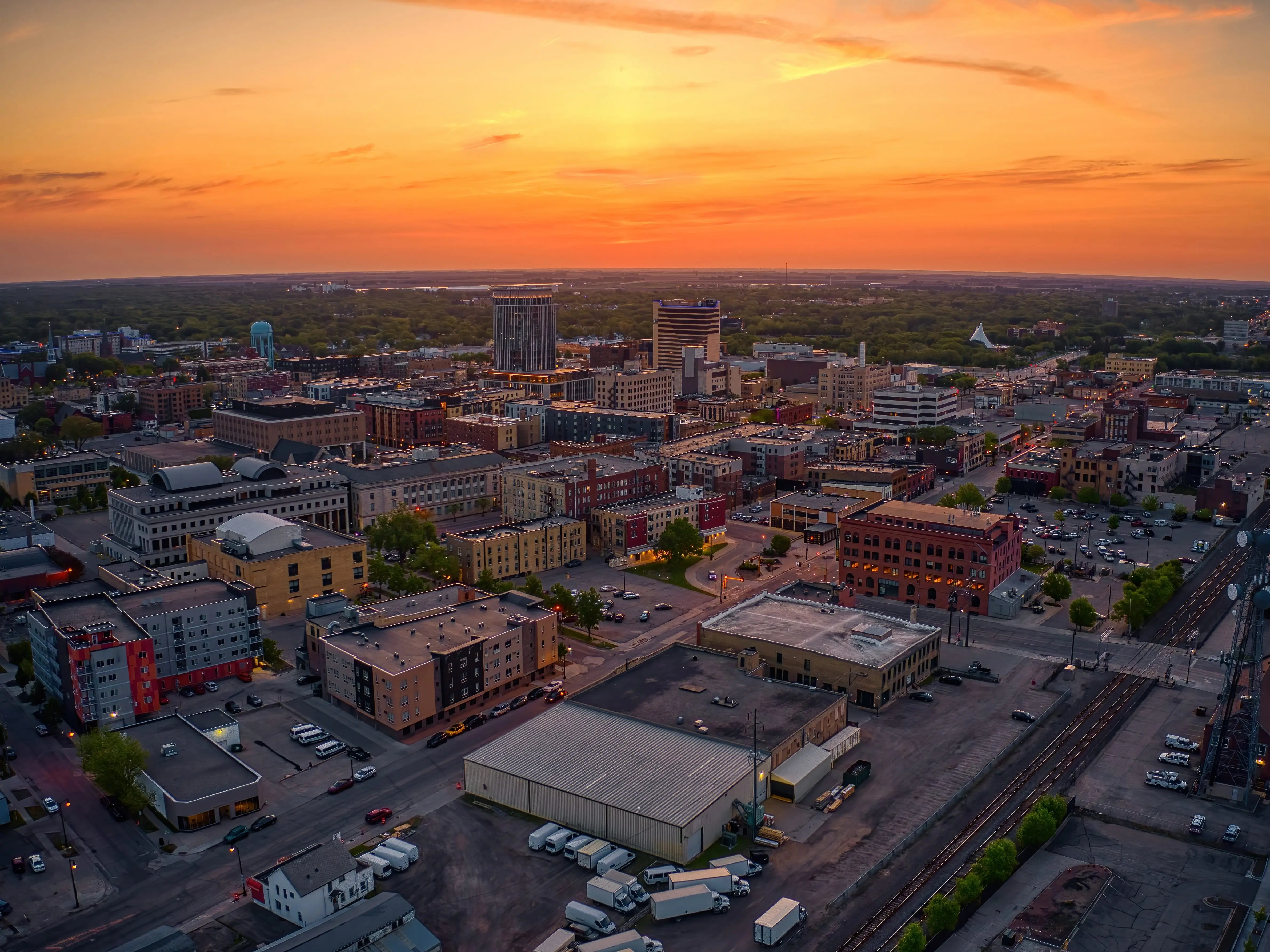 Buildings in Fargo, North Dakota.