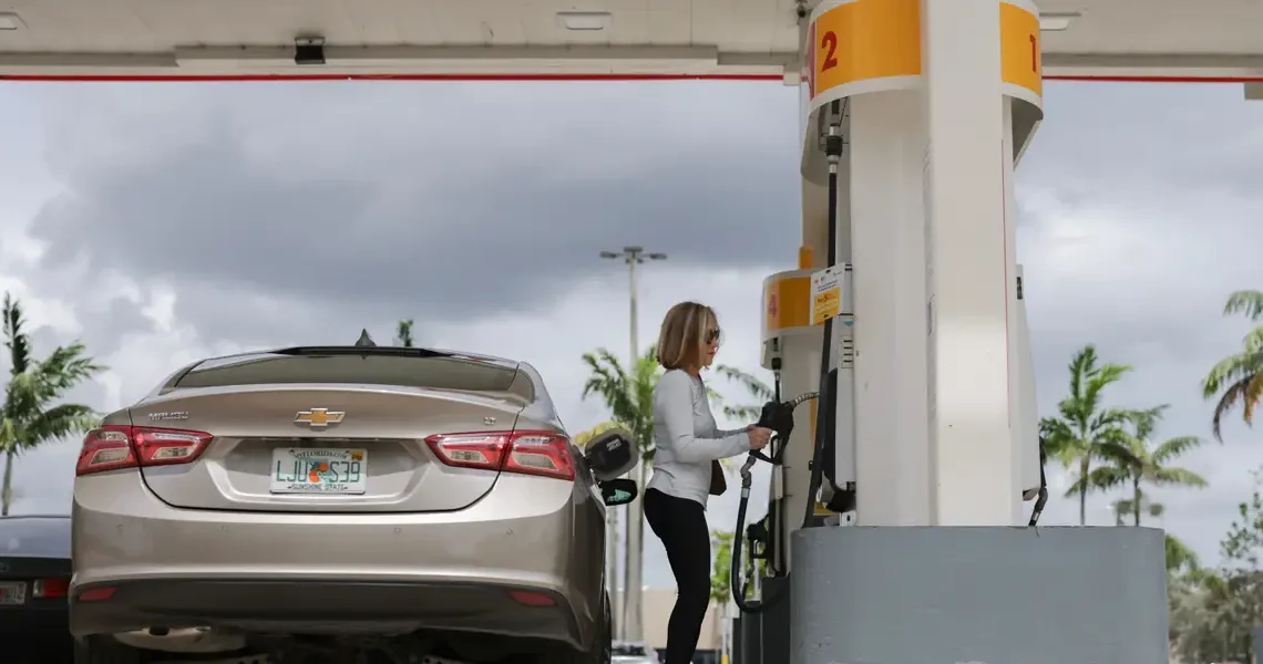 US gas prices climb to the highest point in Trump’s second term. He says, ‘If they rise, they rise.’