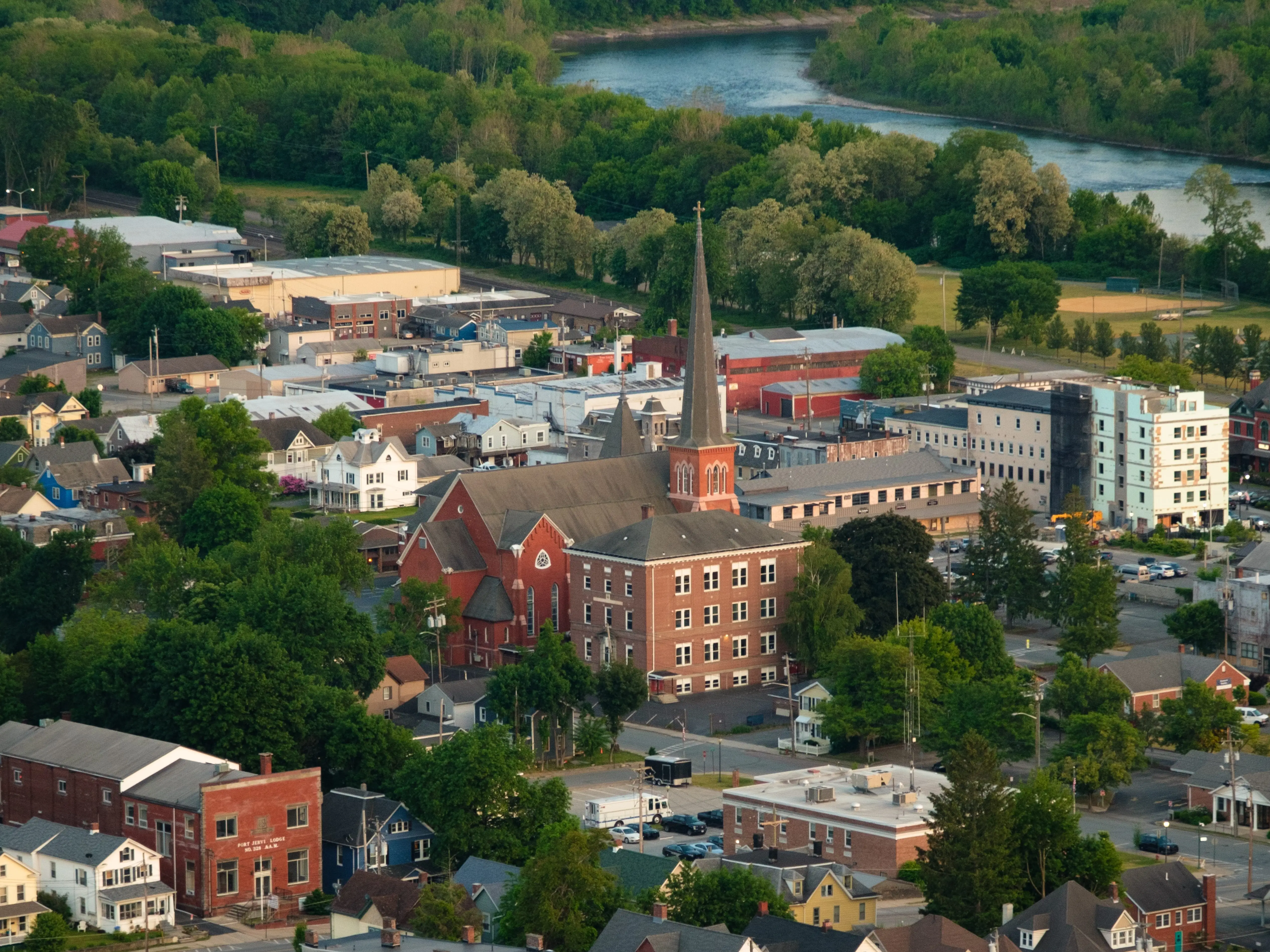 Buildings in Port Jervis, New York.