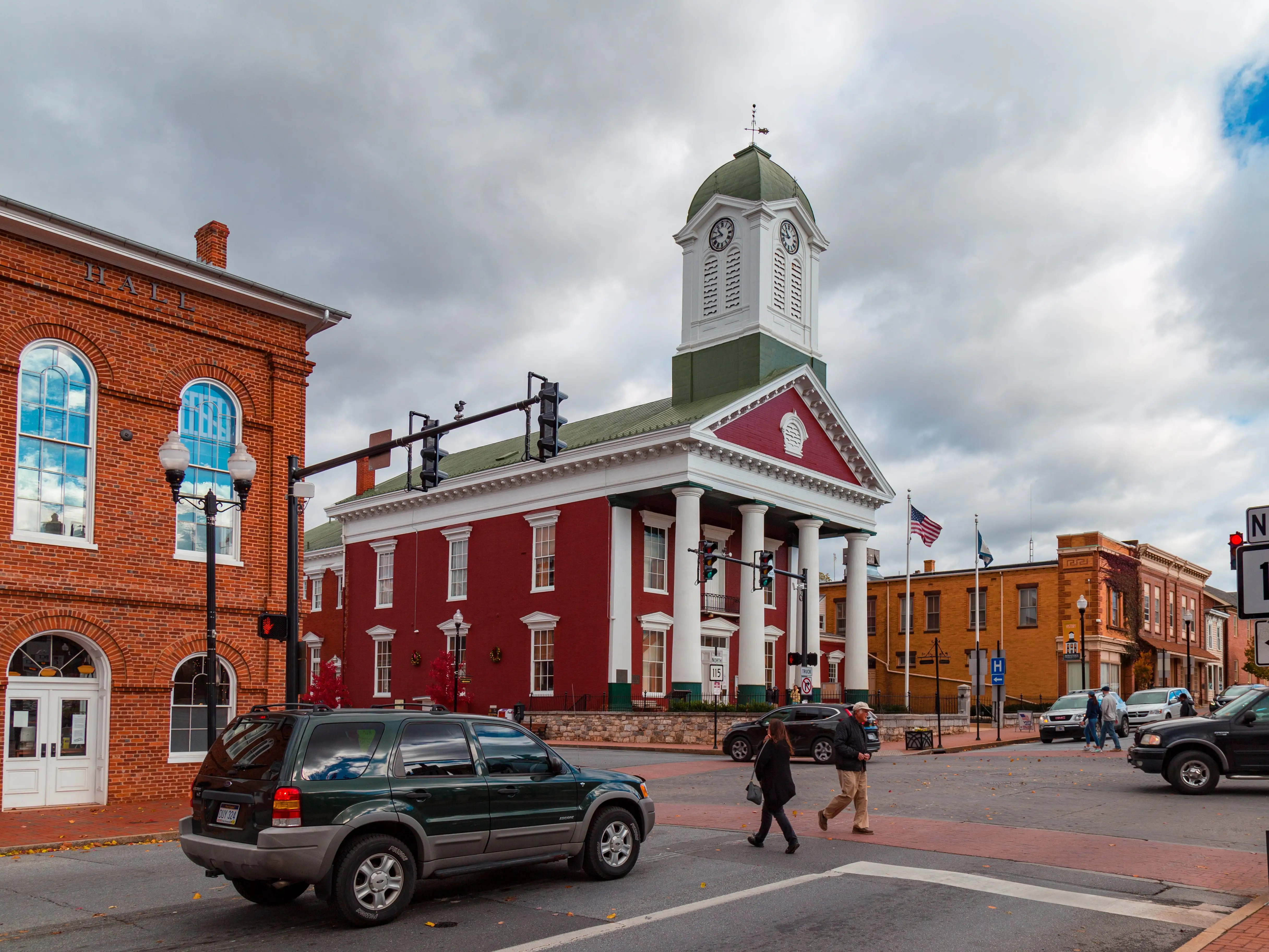 Historic Courthouse in Charles Town, West Virginia.