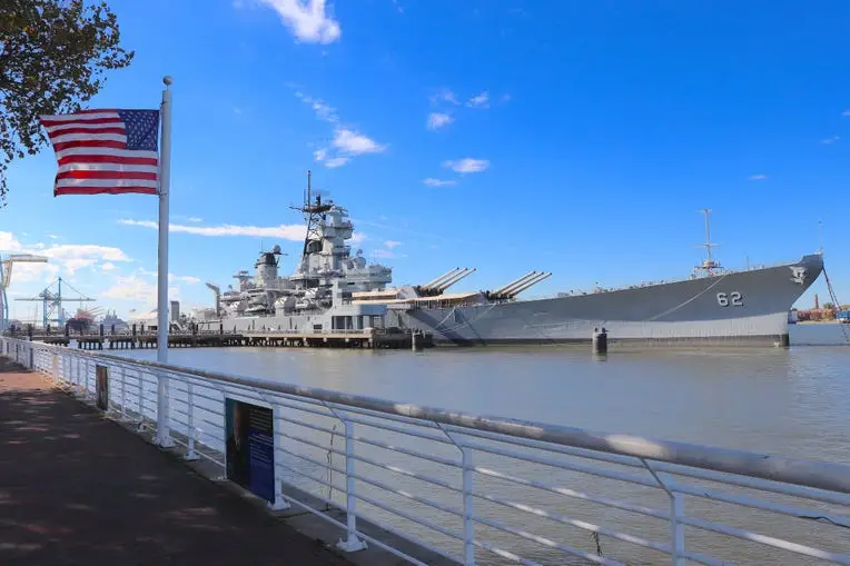 Battleship New Jersey in Camden, New Jersey.