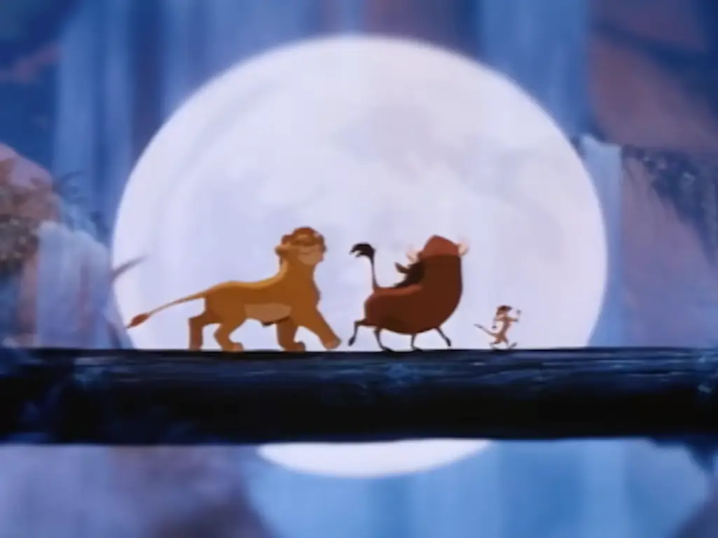Screen grab from The Lion King (1994) trailer