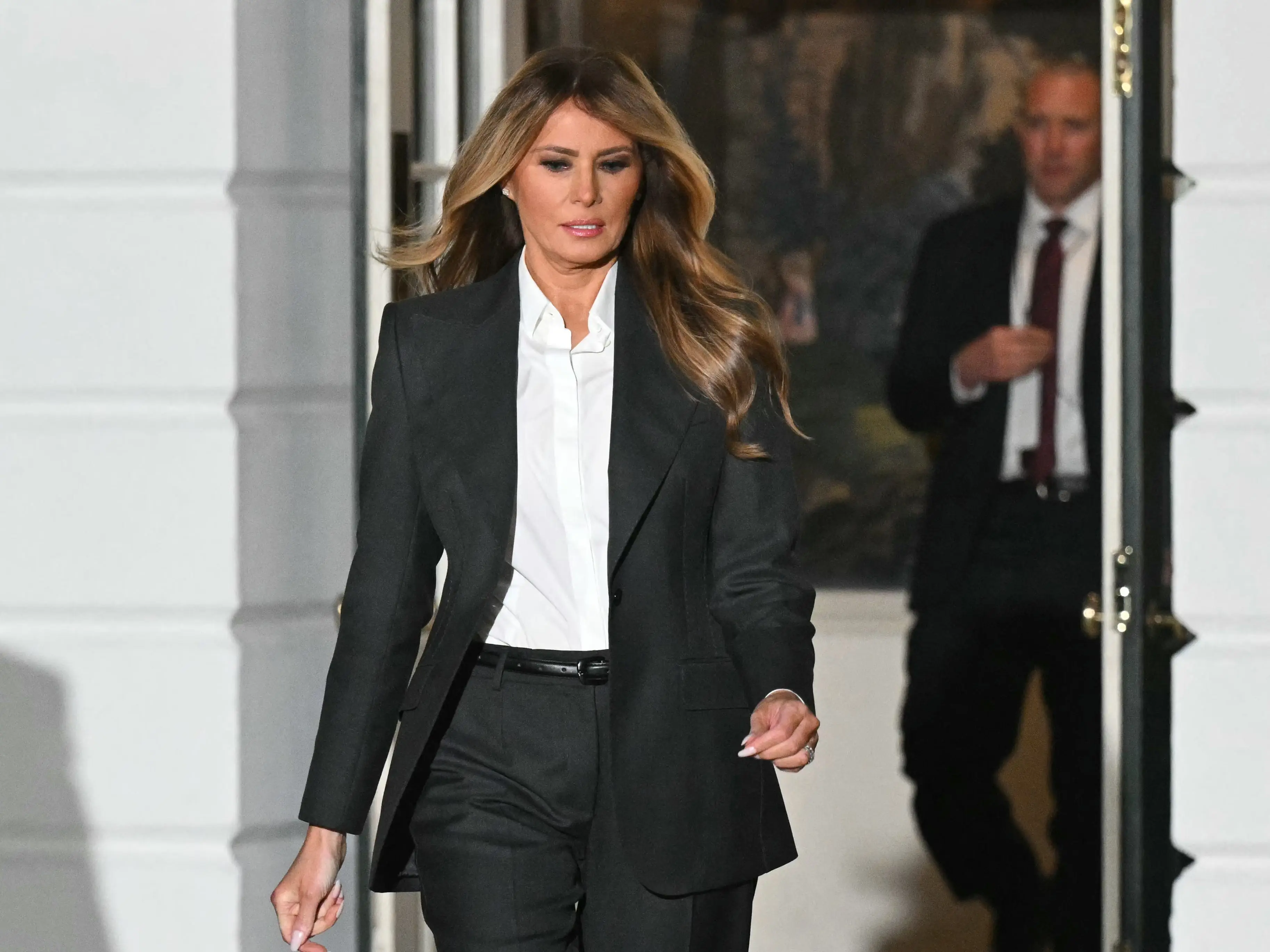 Melania Trump wore a pantsuit to the State of the Union.