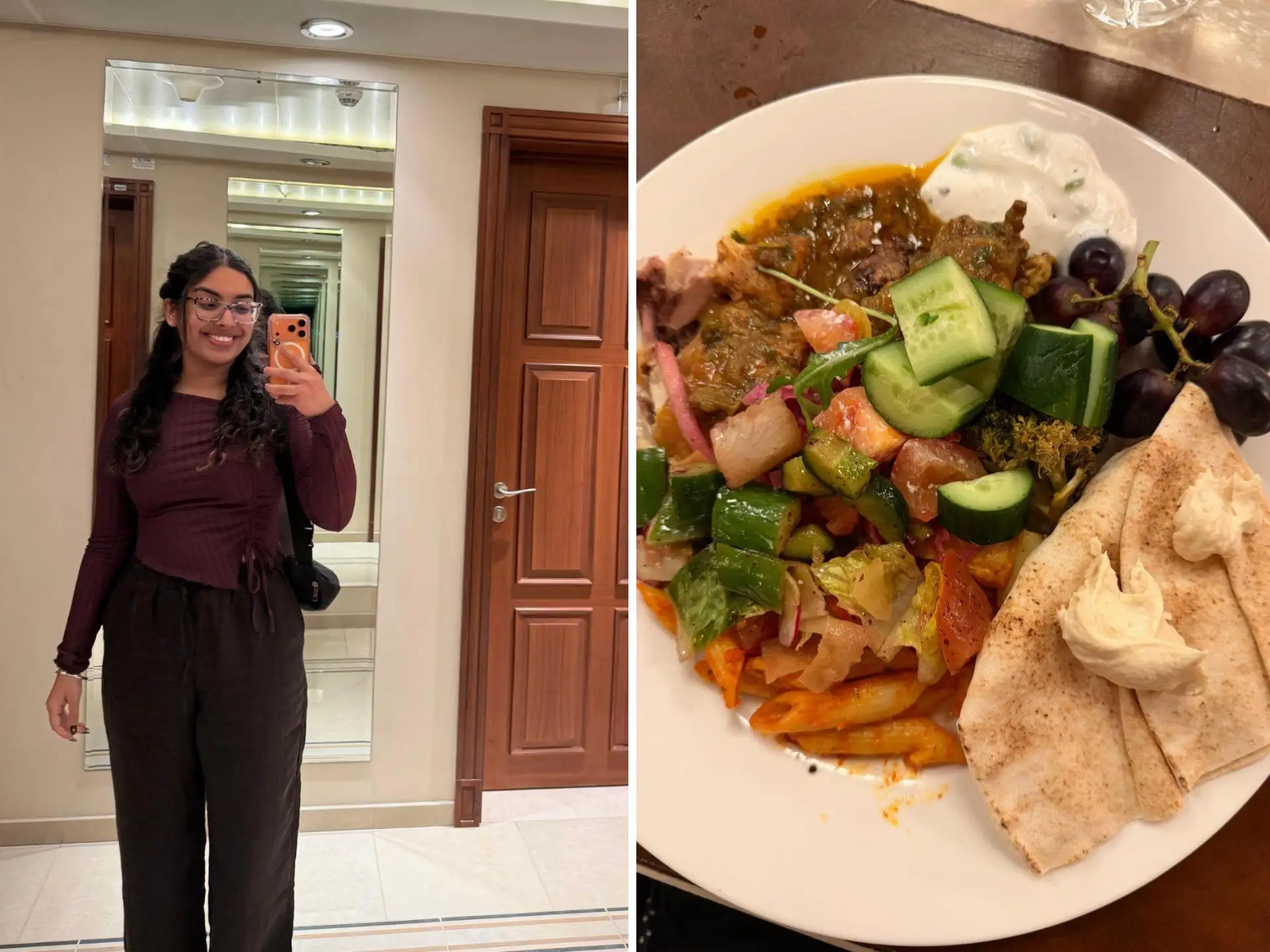 Ria Singh in her hotel.