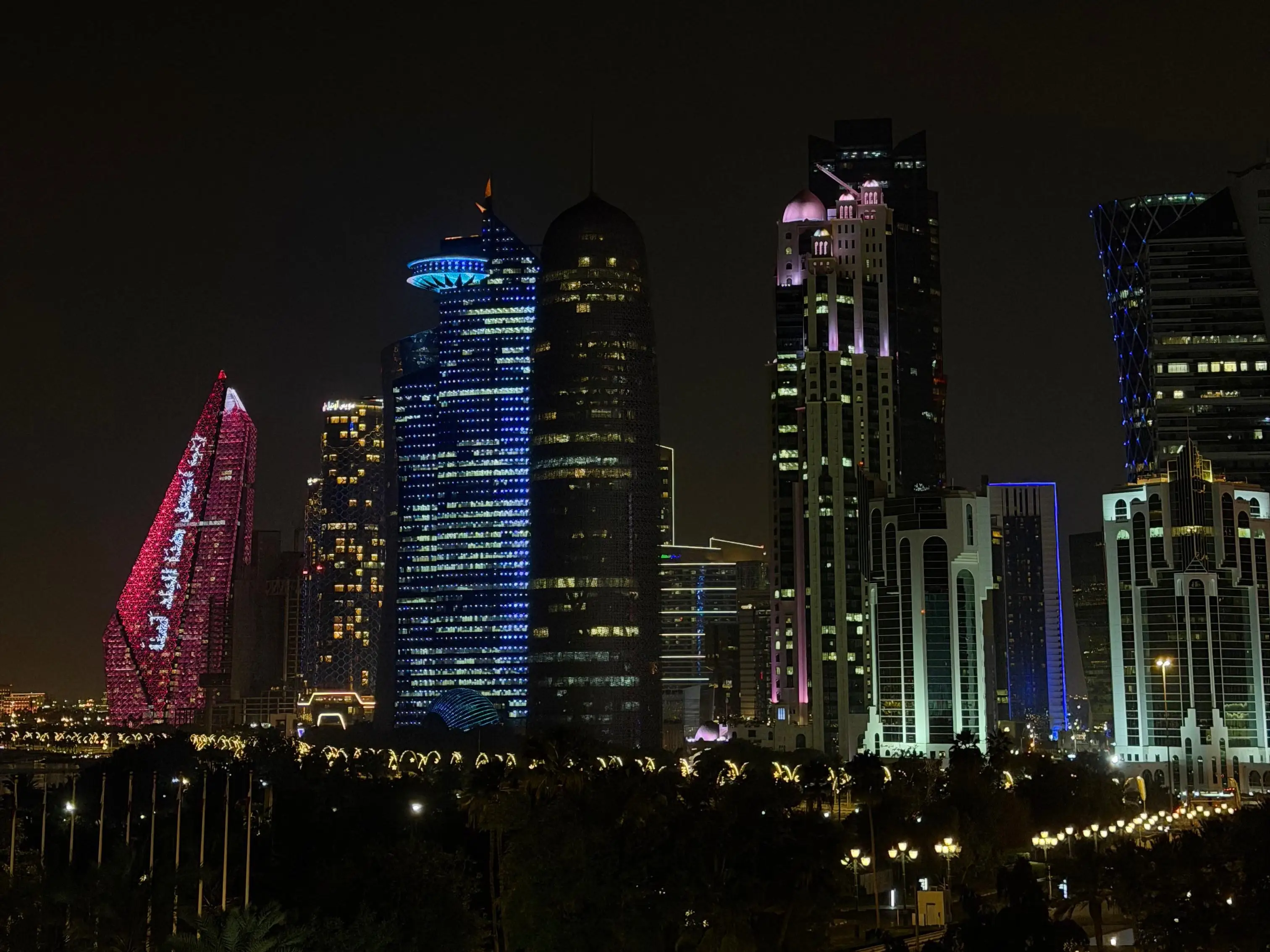 Doha skyline.