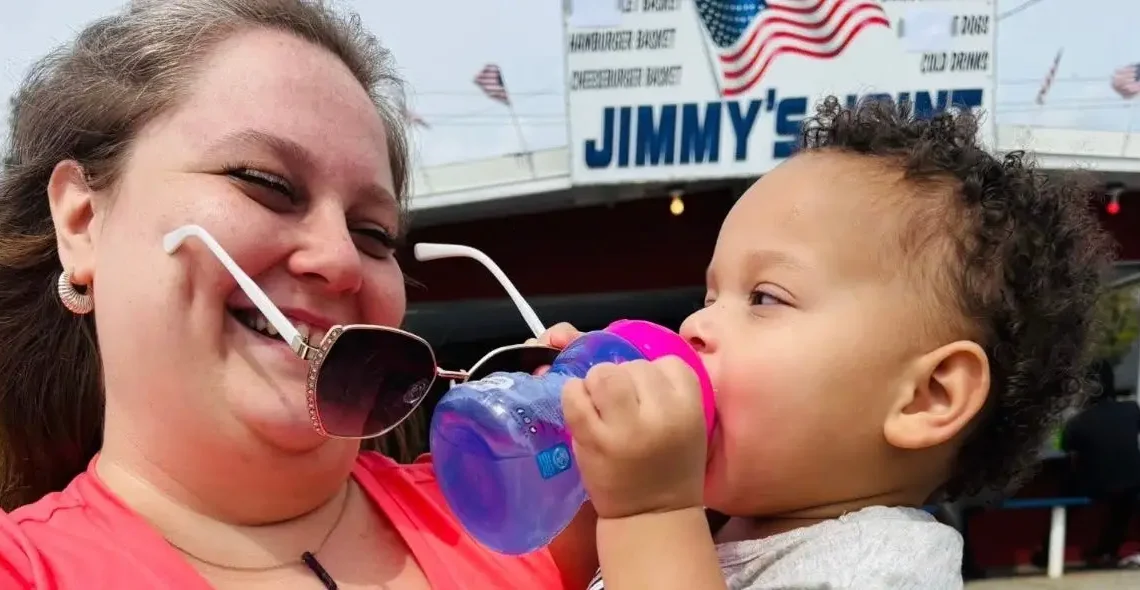 After work, I had to DoorDash to pay for our motel room. I brought my toddler with me to avoid childcare costs.