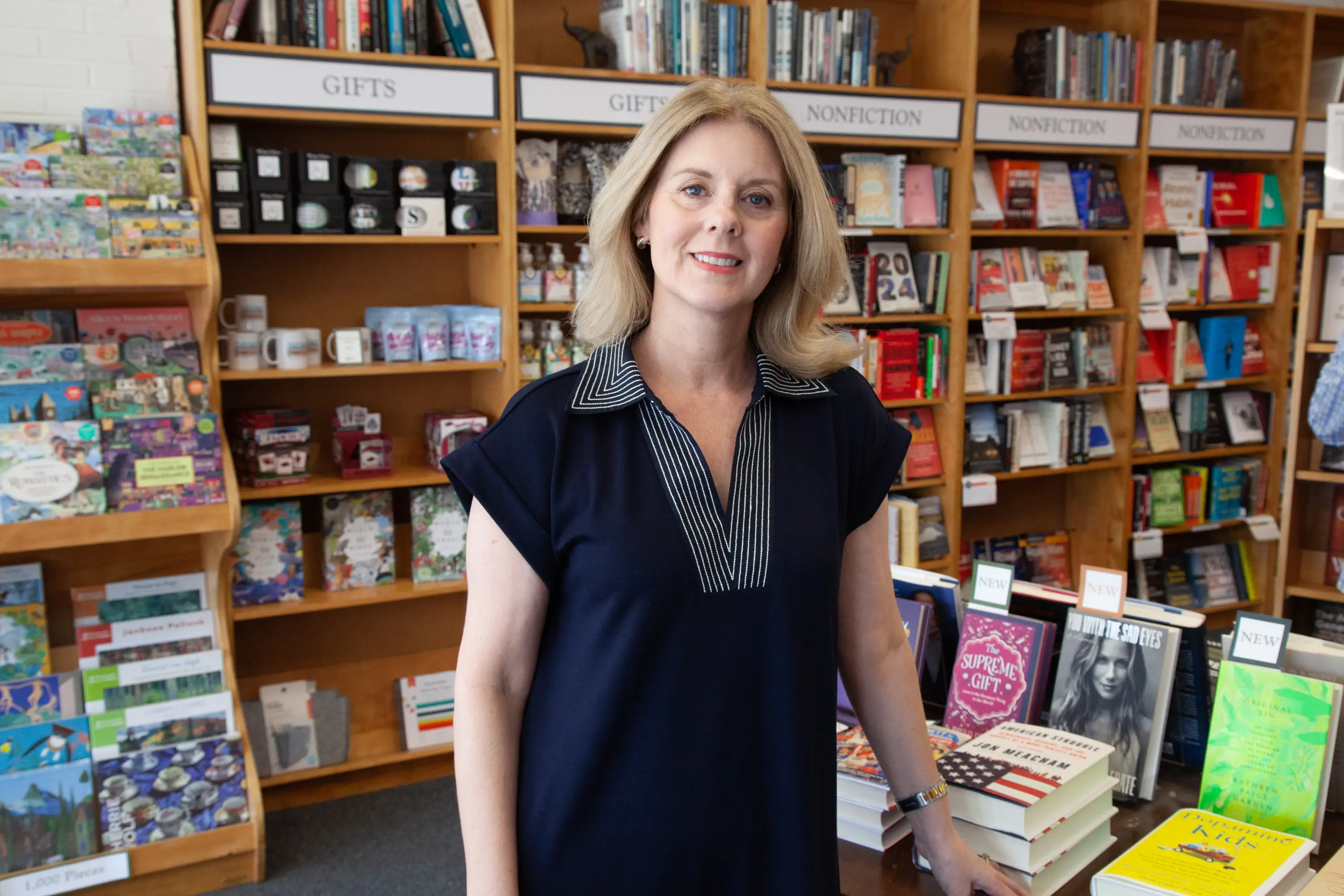 Kandi West, Owner of WordsWorth Books in Little Rock, Arkansas.