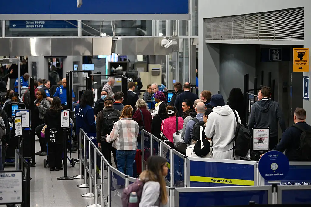 Long TSA lines at O'Hare.