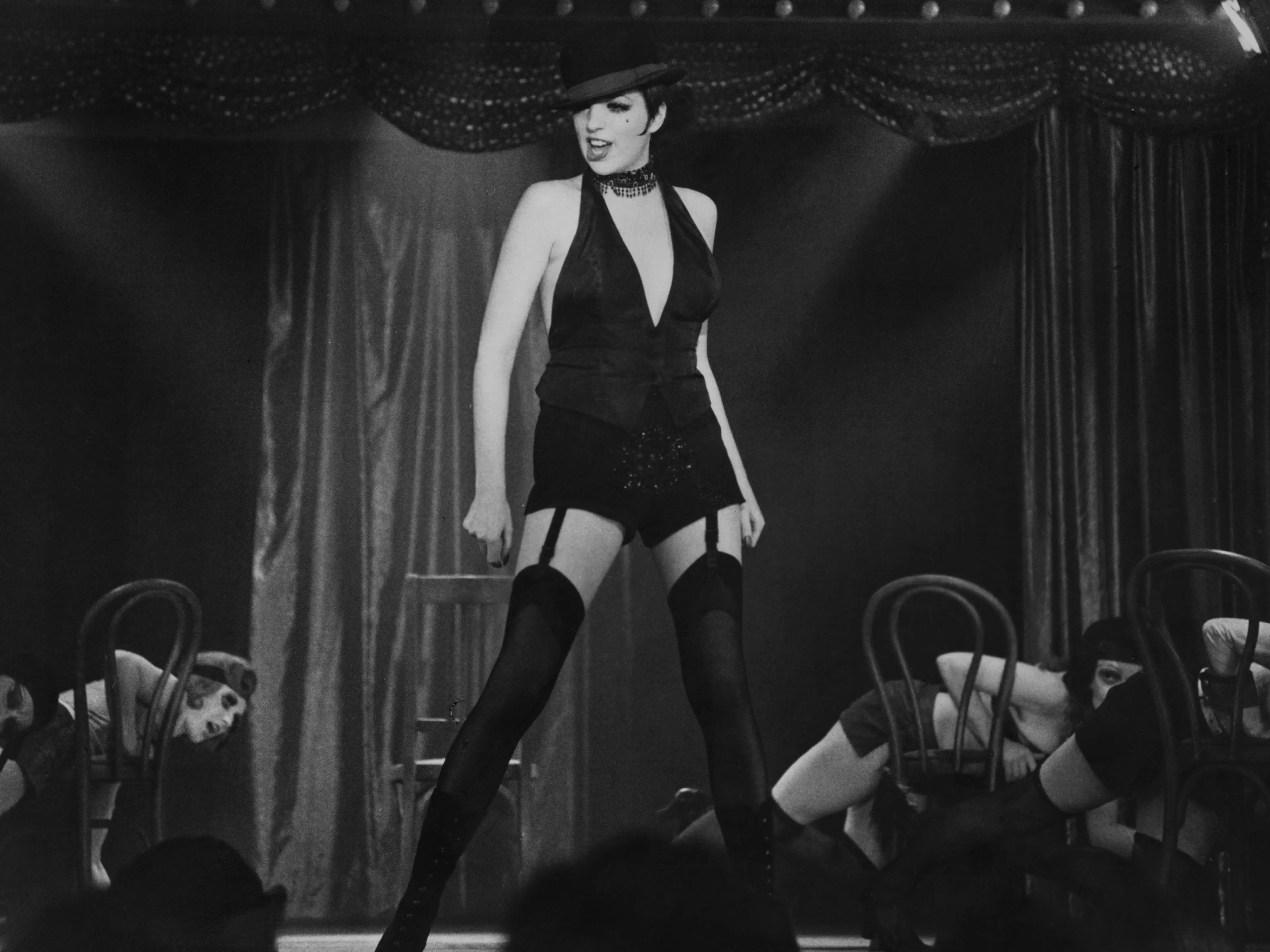 Liza Minnelli on stage in 