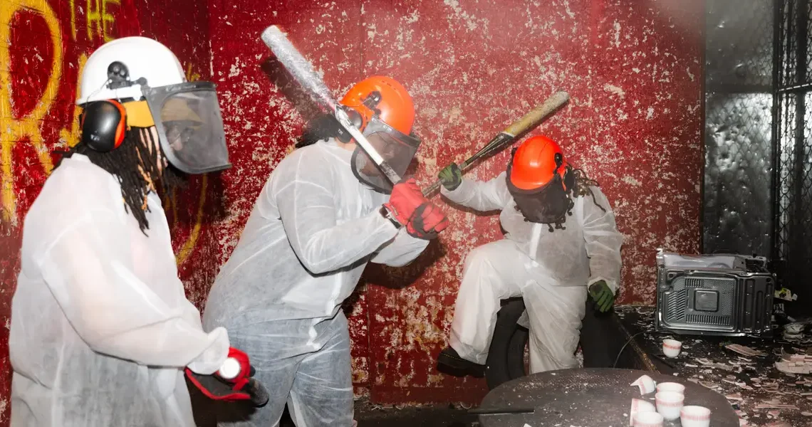 How rage room happy hours became all the rage