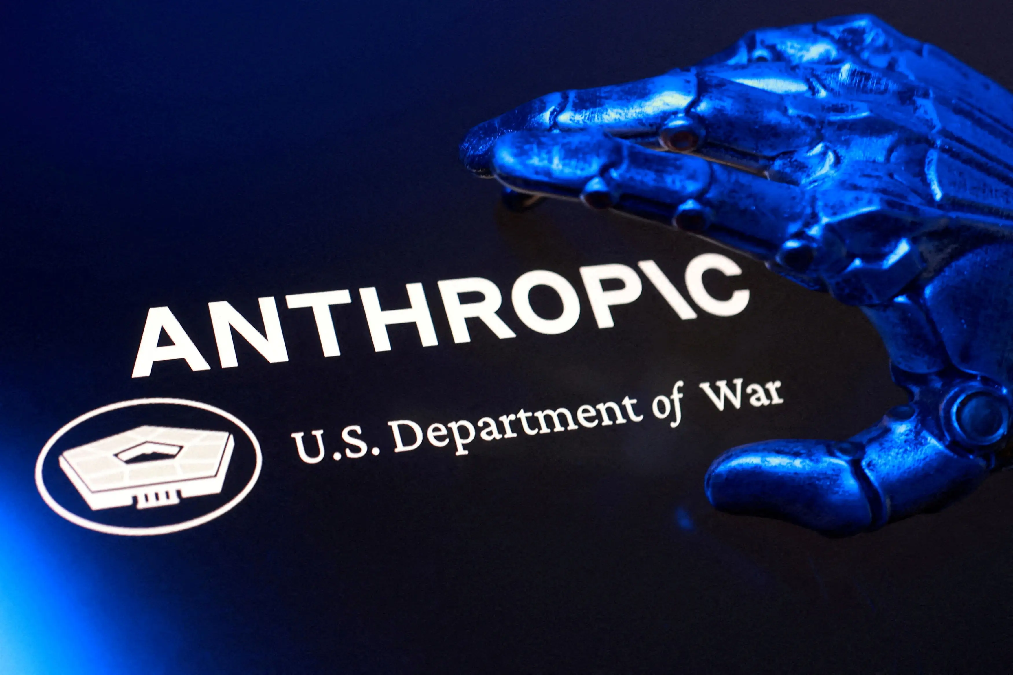 'U.S. Department of War' and Anthropic logos