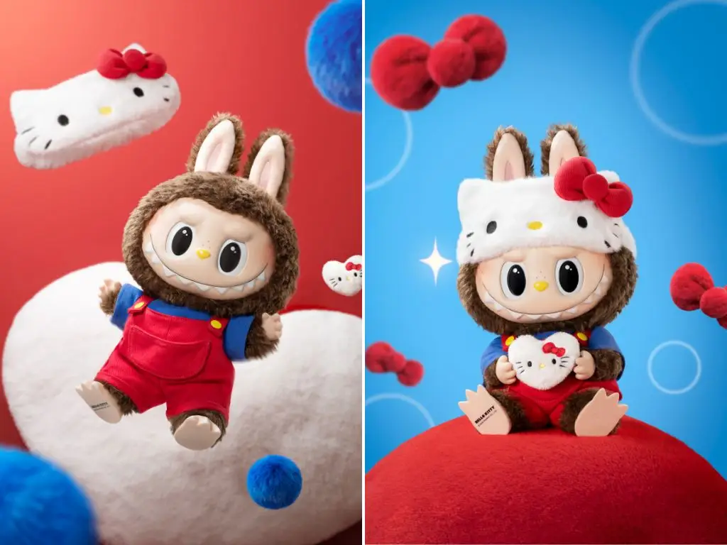 Sanrio and Pop Mart's collaboration.