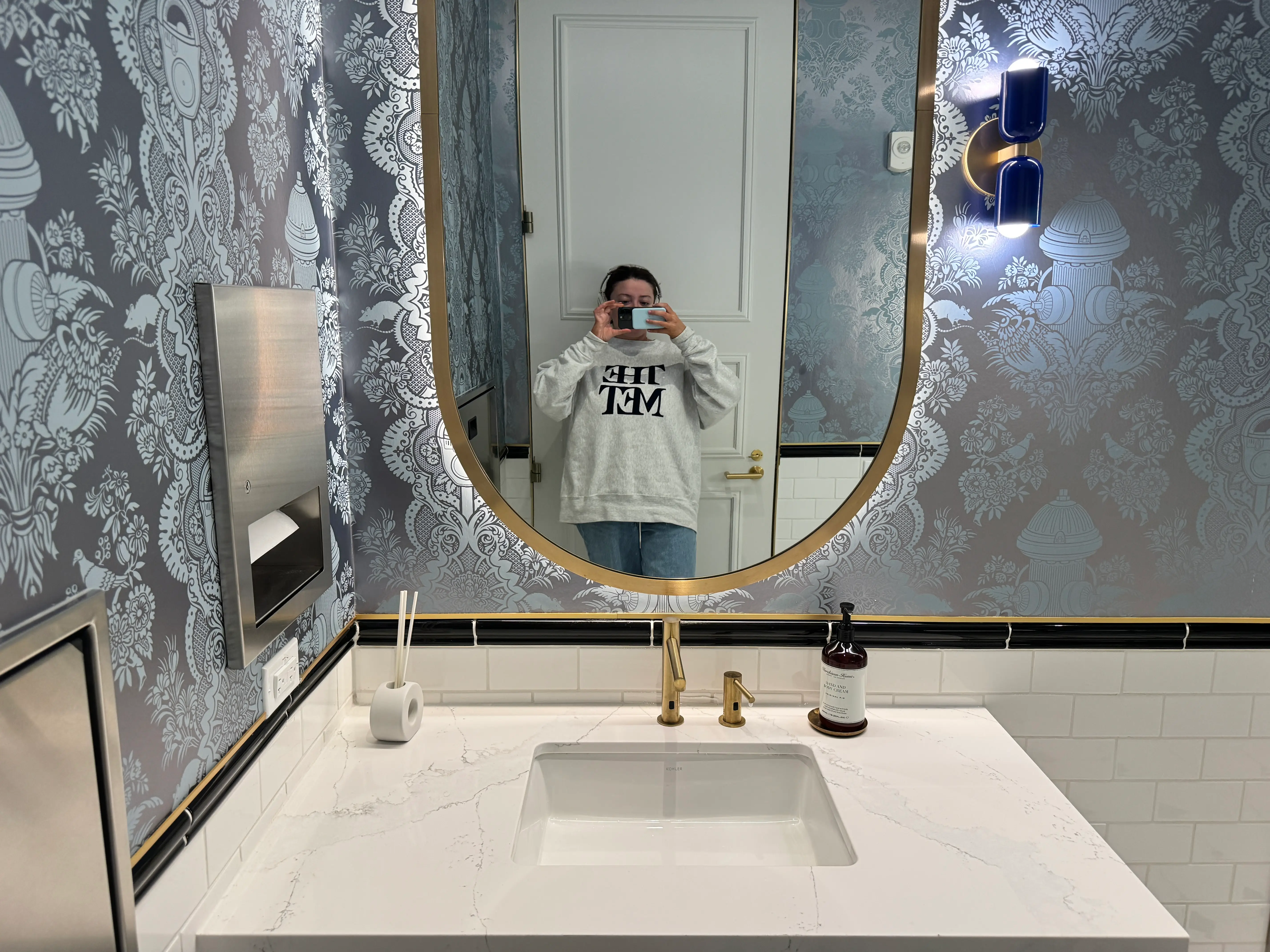 bathroom mirror selfie bluehouse