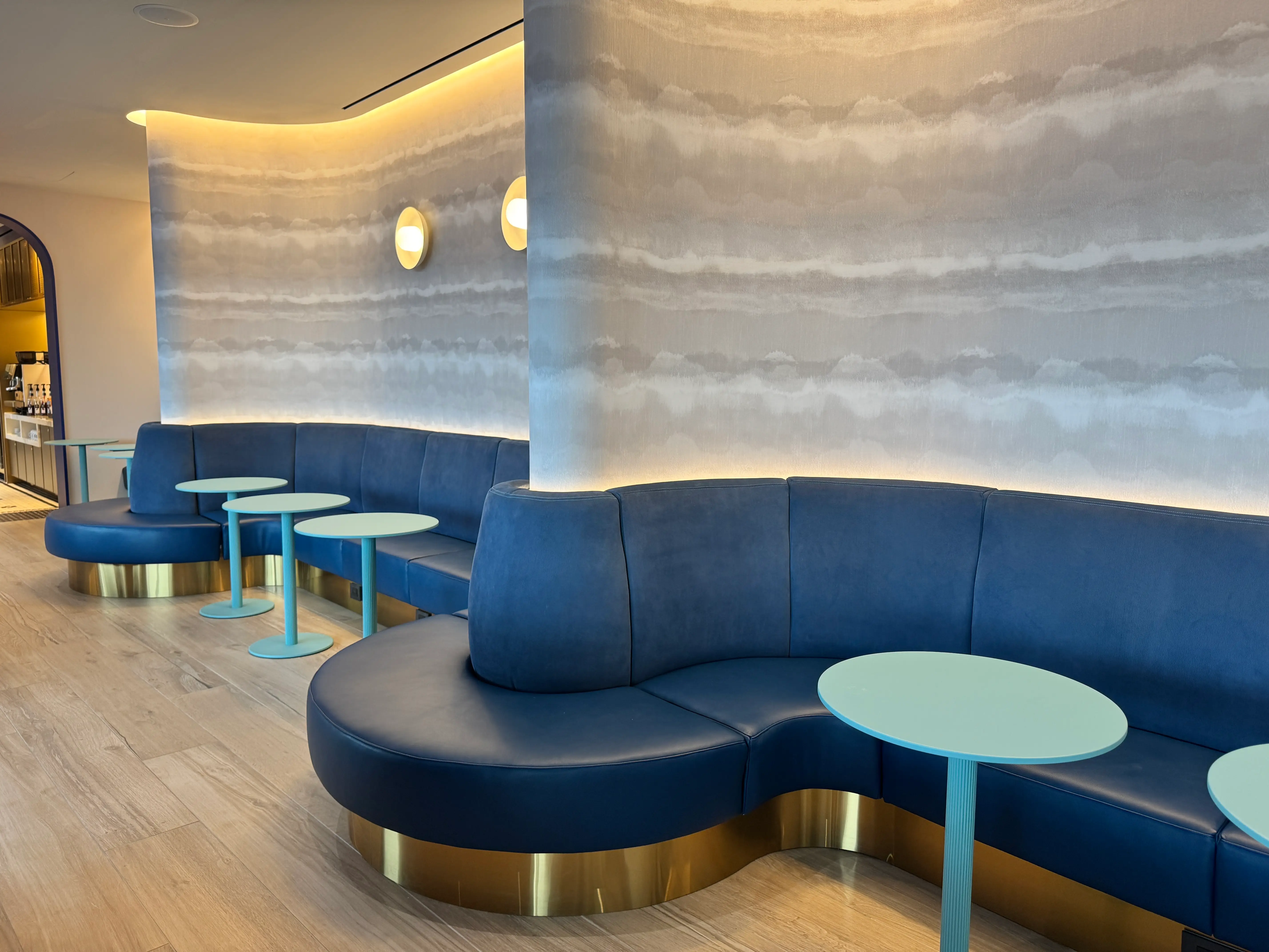 seating area upstairs bluehouse